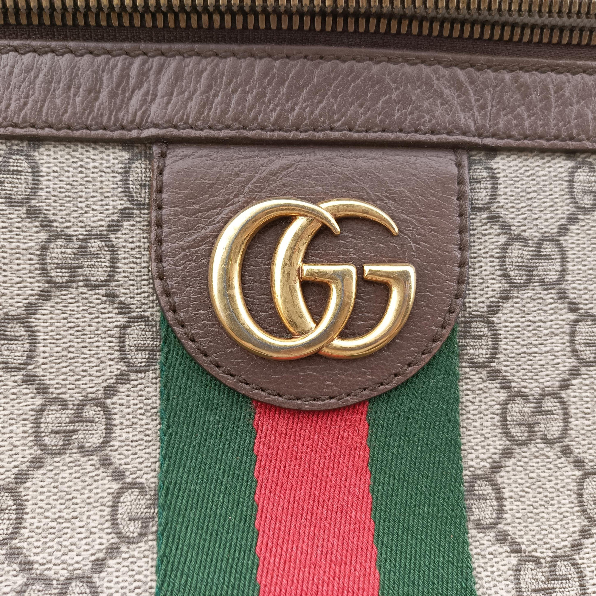 Secondhand Gucci Ophidia Beige PVC coated canvas×leather 547934 shoulderbag | stylenewstar