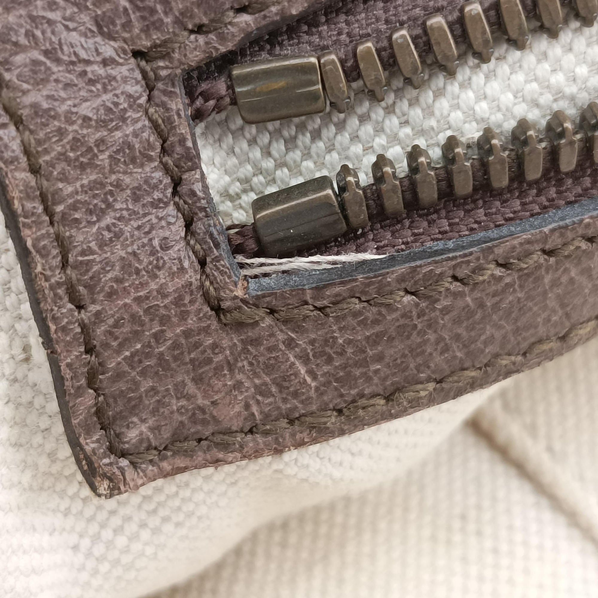 Secondhand Gucci Ophidia Beige PVC coated canvas×leather 547934 shoulderbag | stylenewstar
