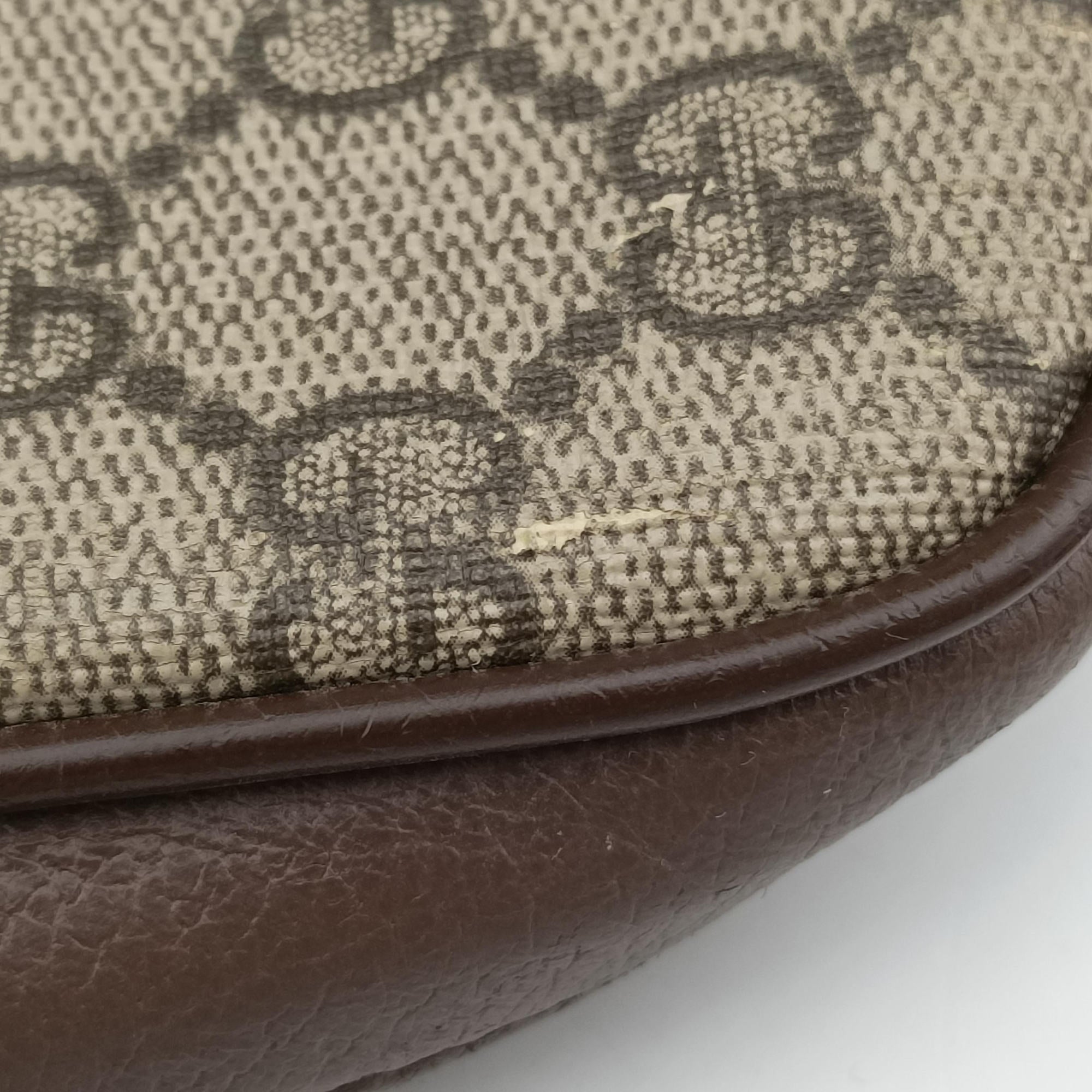 Secondhand Gucci Ophidia Beige PVC coated canvas×leather 547934 shoulderbag | stylenewstar