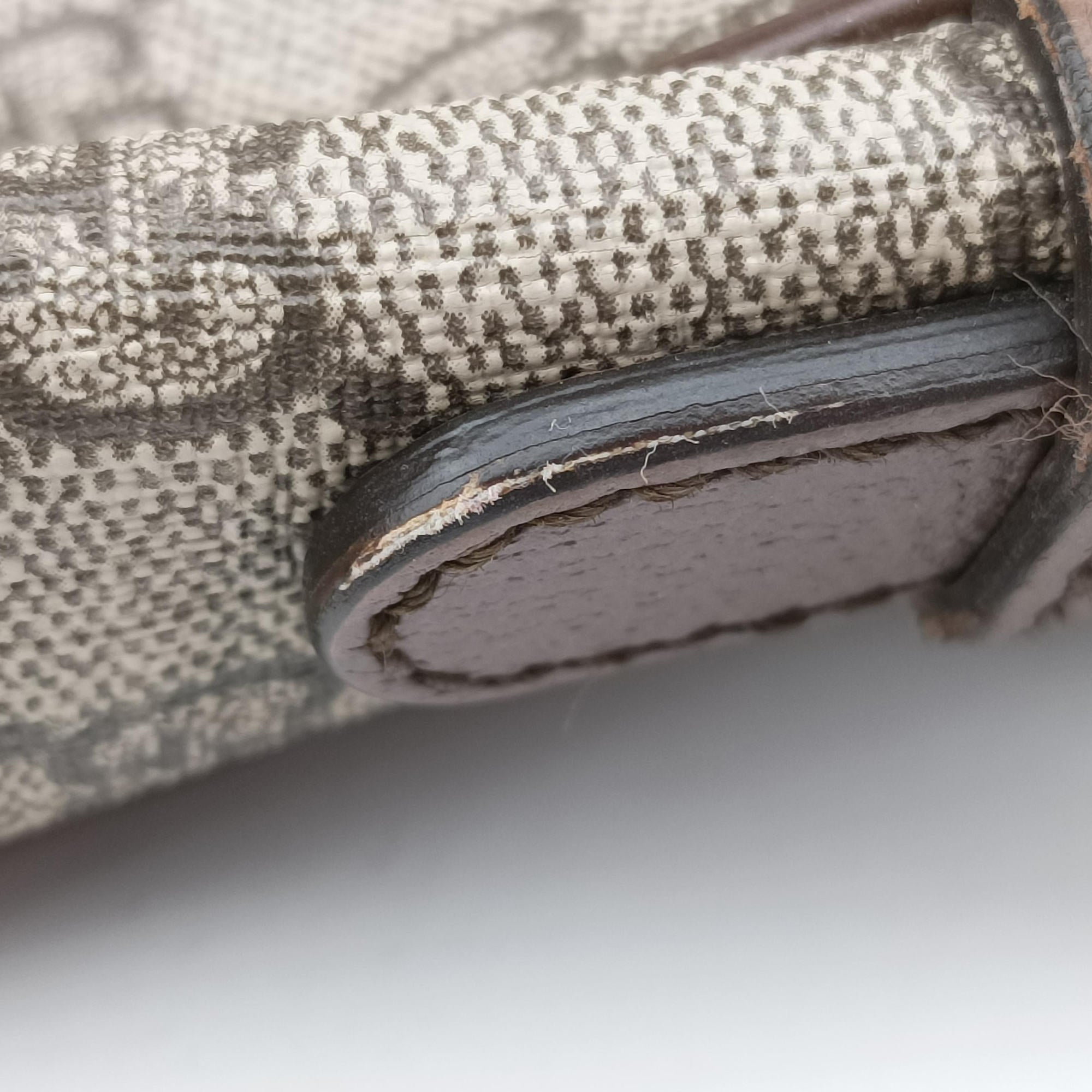 Secondhand Gucci Ophidia Beige PVC coated canvas×leather 547934 shoulderbag | stylenewstar