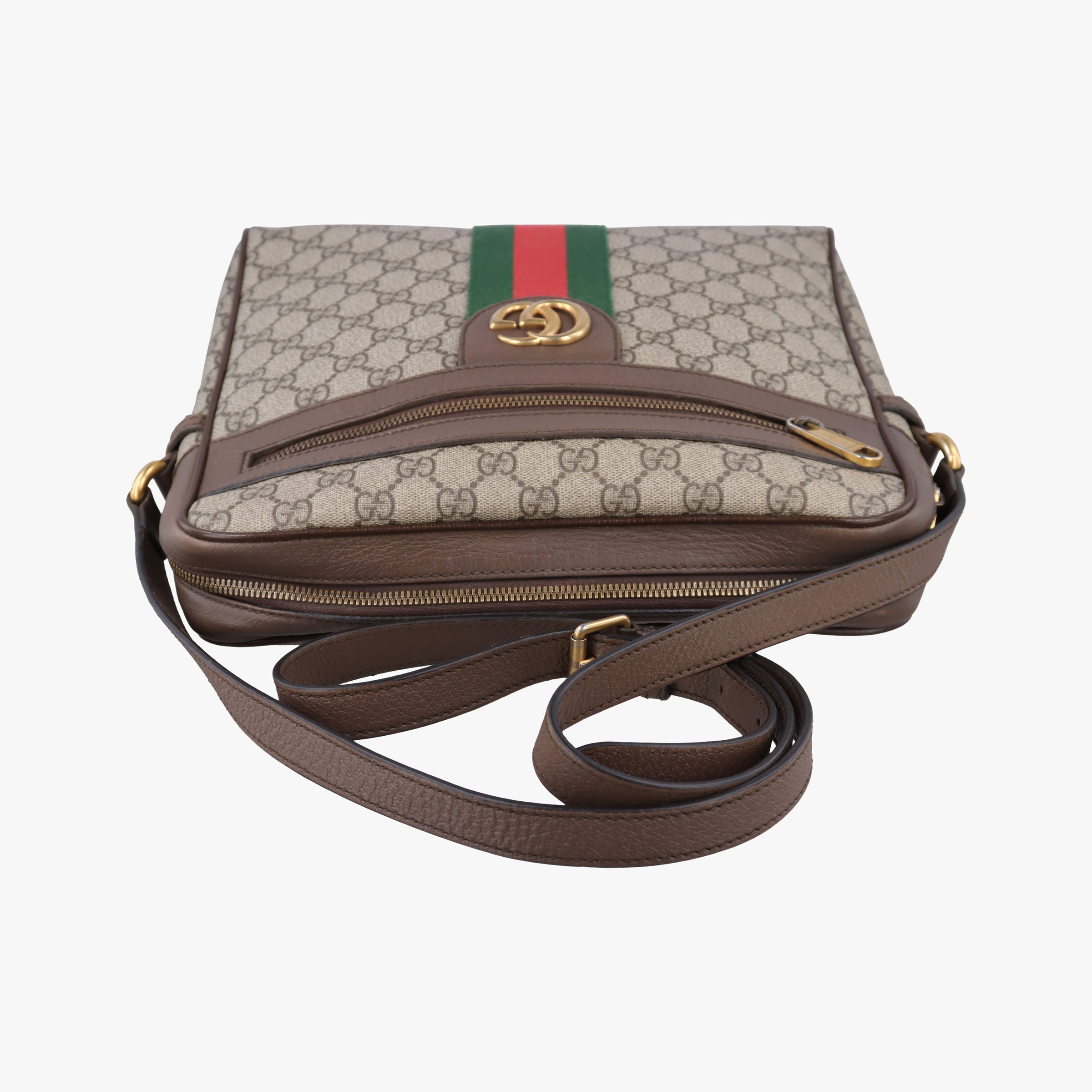 Secondhand Gucci Ophidia Beige PVC coated canvas×leather 547934 shoulderbag | stylenewstar