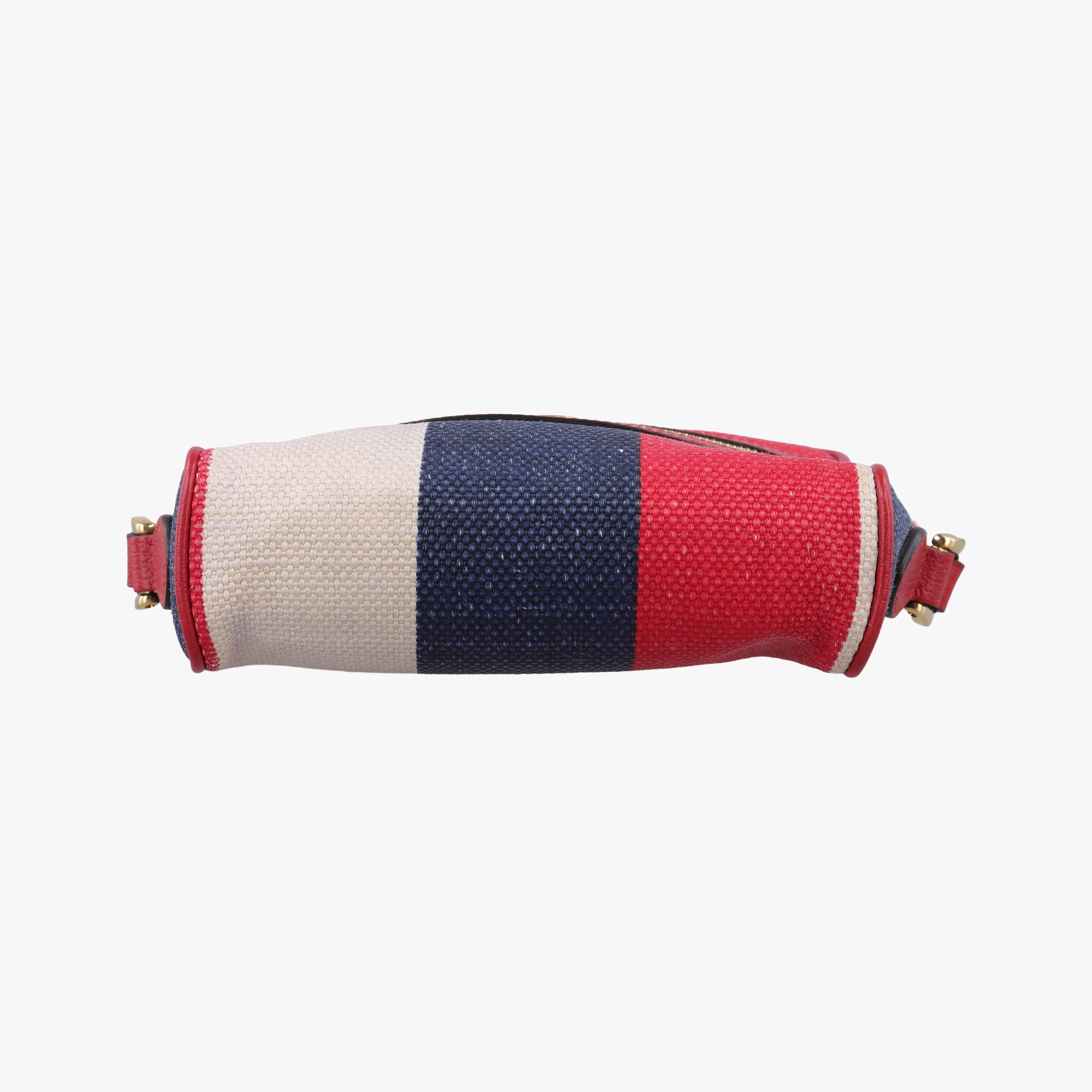 Pre-owned Gucci OPHIDIA Red × Navy × Ivory Canvas × Leather 517350 shoulderbag | stylenewstar
