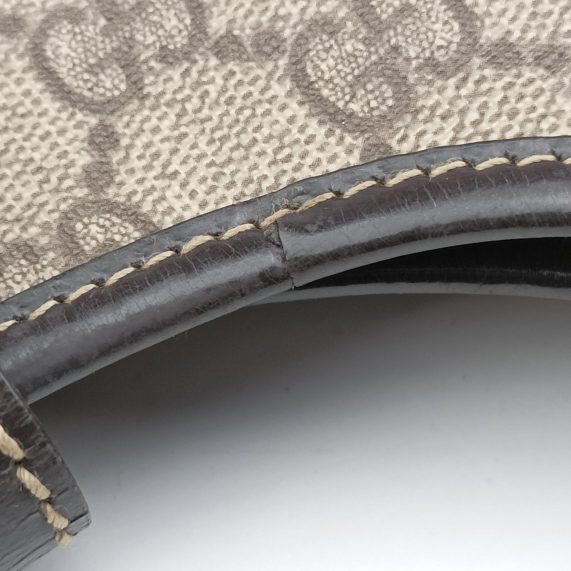 Secondhand Gucci Jackie Brown PVC coated canvas×Leather 203495 handbag | stylenewstar