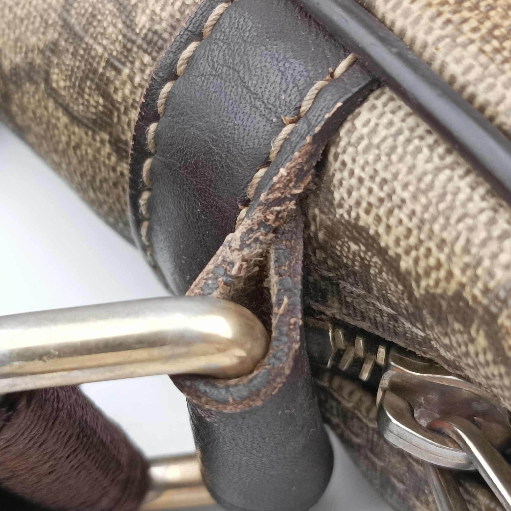 Secondhand Gucci GG Supreme  Messenger Beige×Brown PVC coated canvas×leather 201448 shoulderbag | stylenewstar