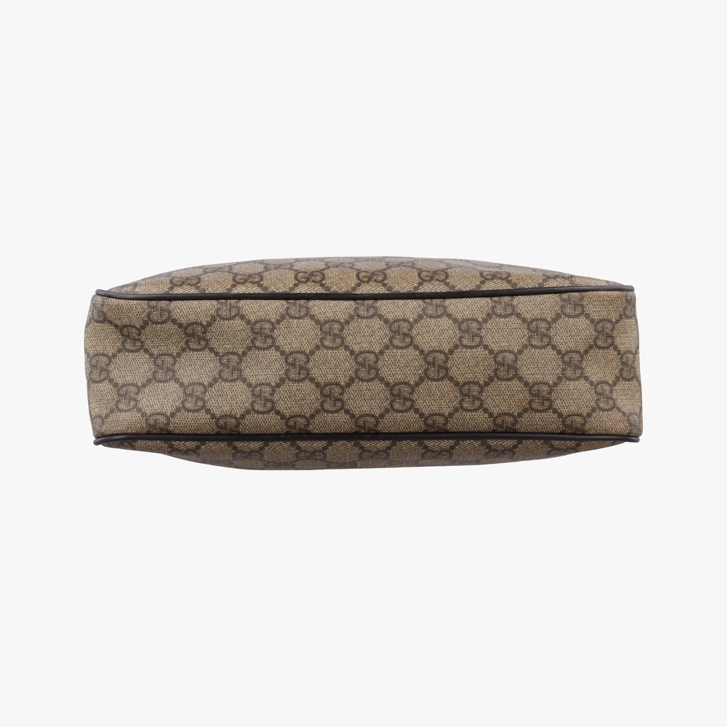 Secondhand Gucci GG Supreme  Messenger Beige×Brown PVC coated canvas×leather 201448 shoulderbag | stylenewstar