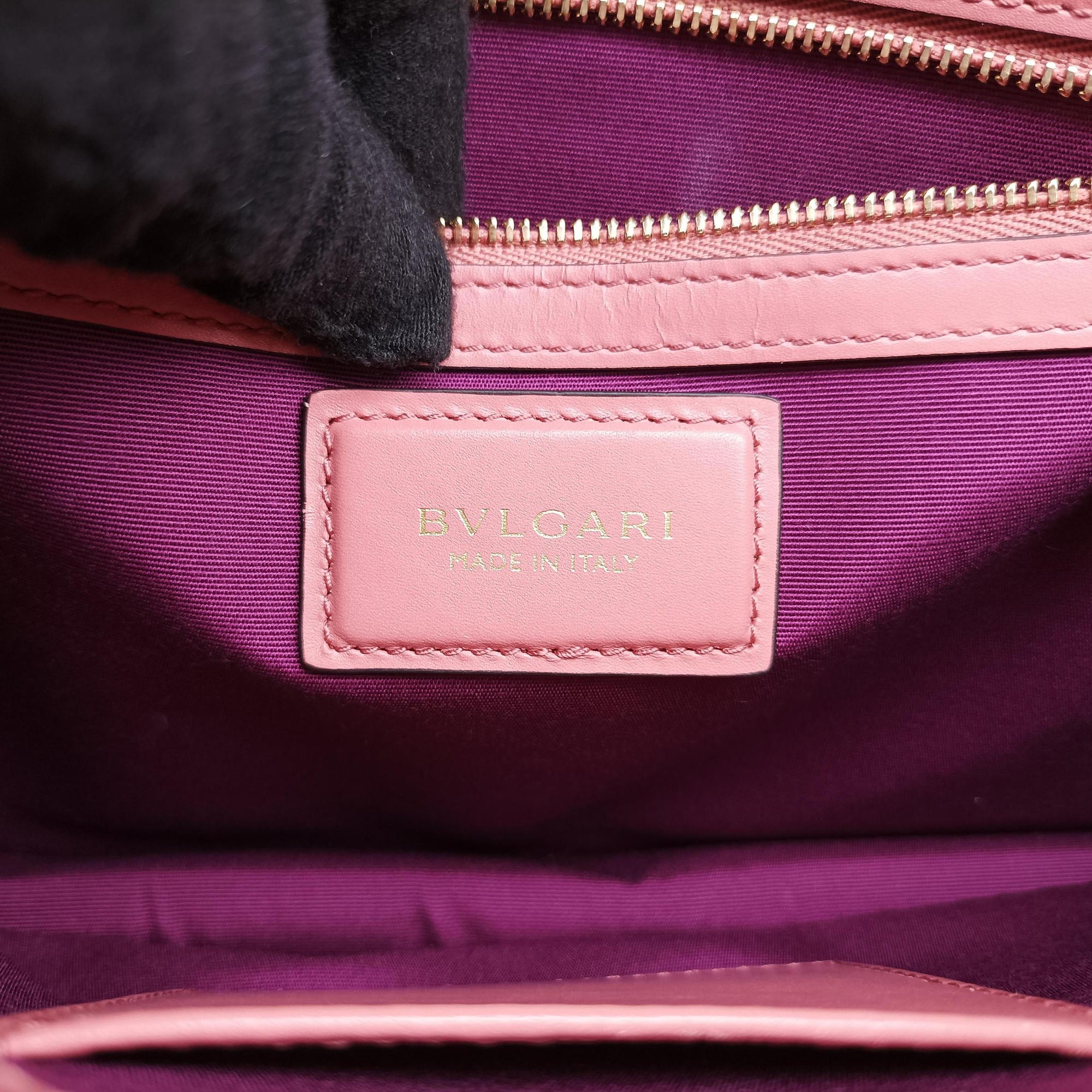 Pre-owned Bvlgari Serpenti Forever Pink leather  shoulderbag | stylenewstar