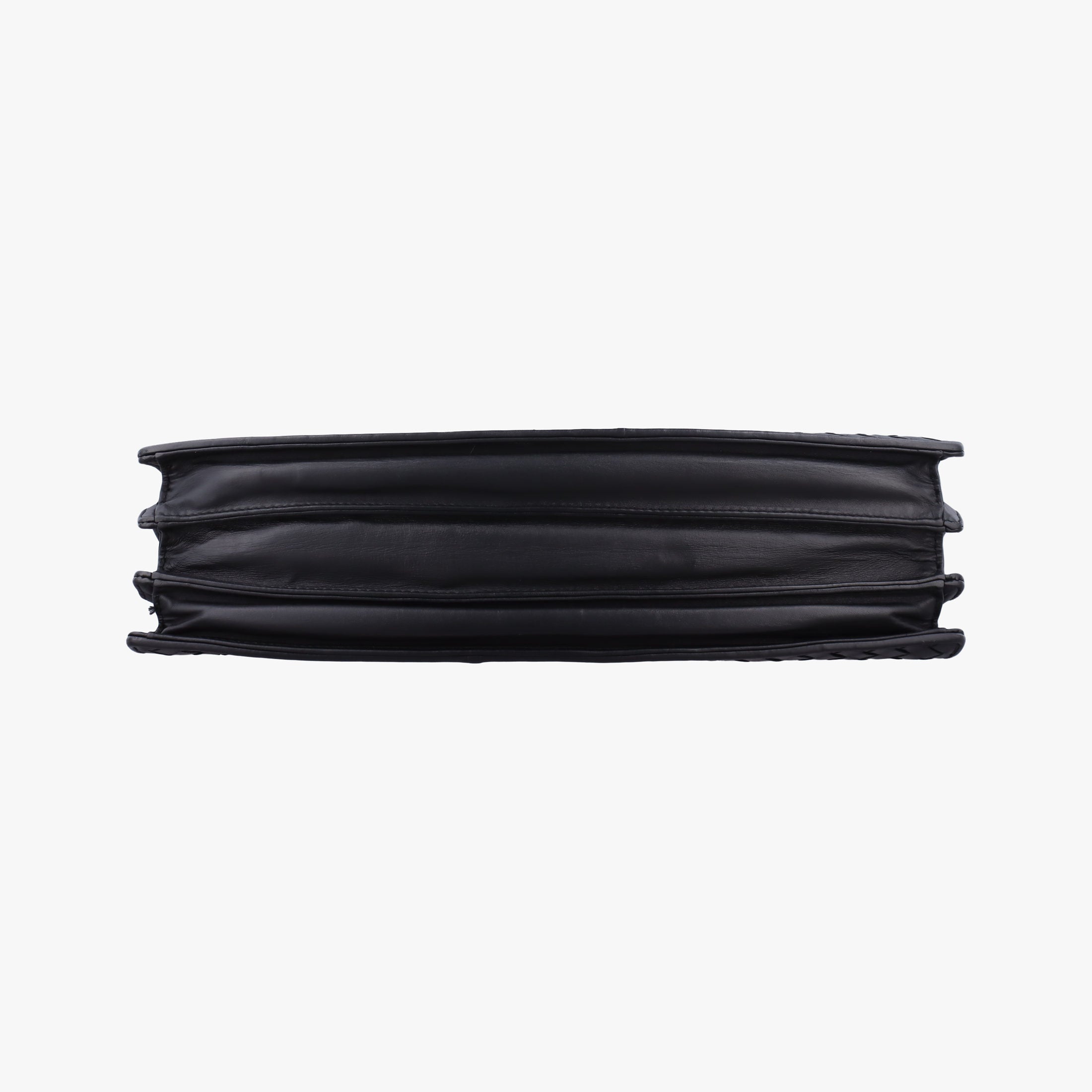Vintage Bottega Veneta Intrecciato Black lambskin  handbag | stylenewstar