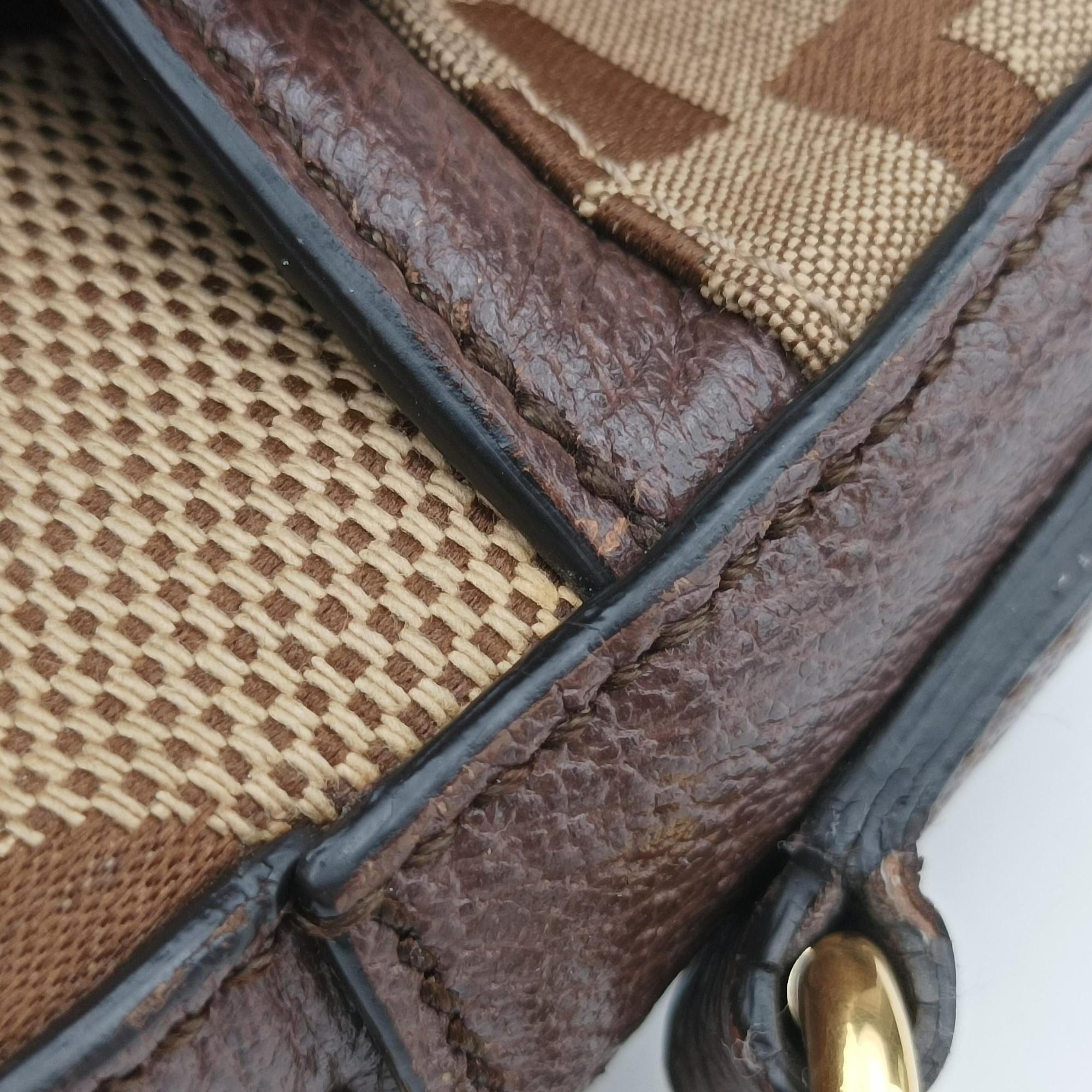 Vintage Gucci Jumbo GG Messenger Brown canvas×leather 675891 shoulderbag | stylenewstar