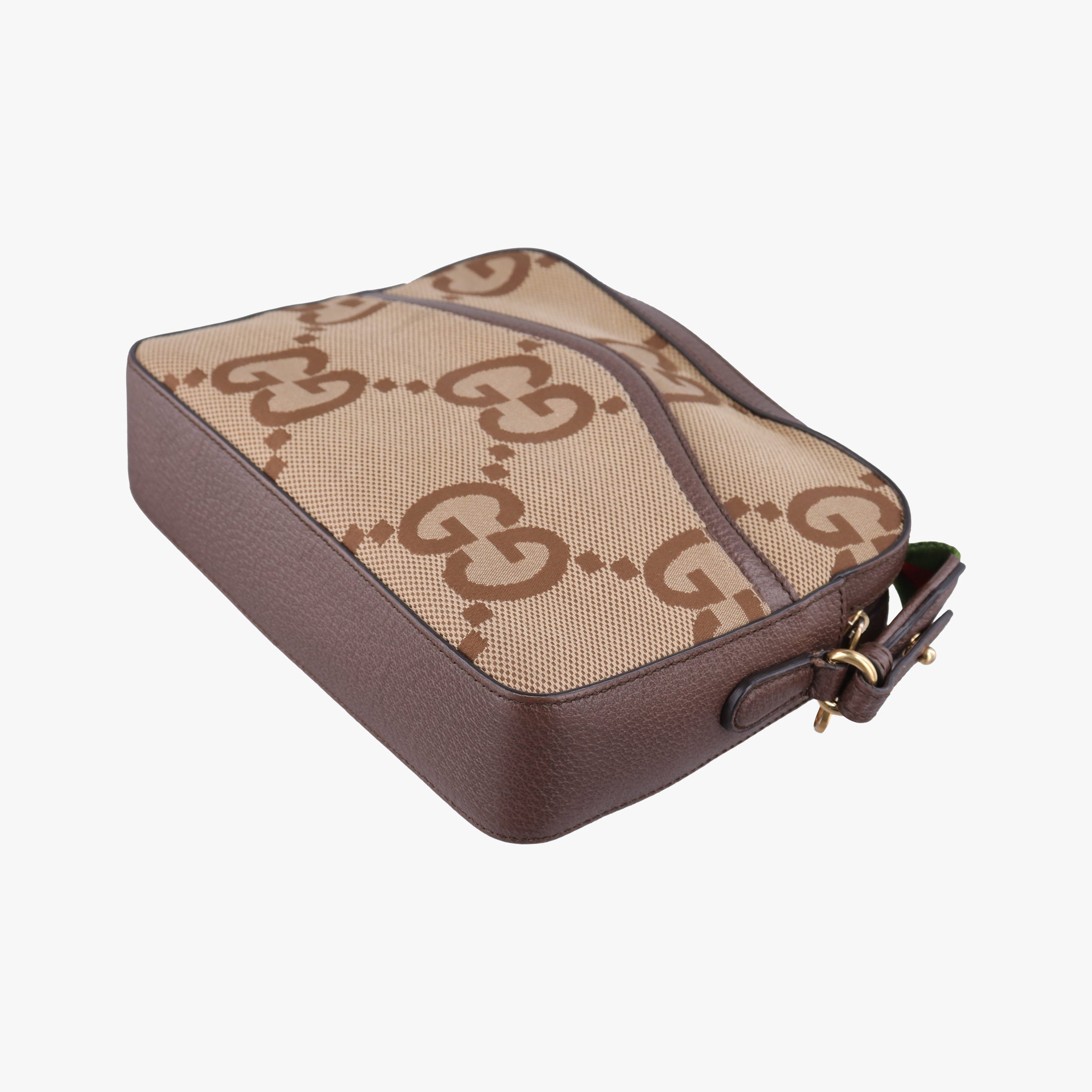 Vintage Gucci Jumbo GG Messenger Brown canvas×leather 675891 shoulderbag | stylenewstar