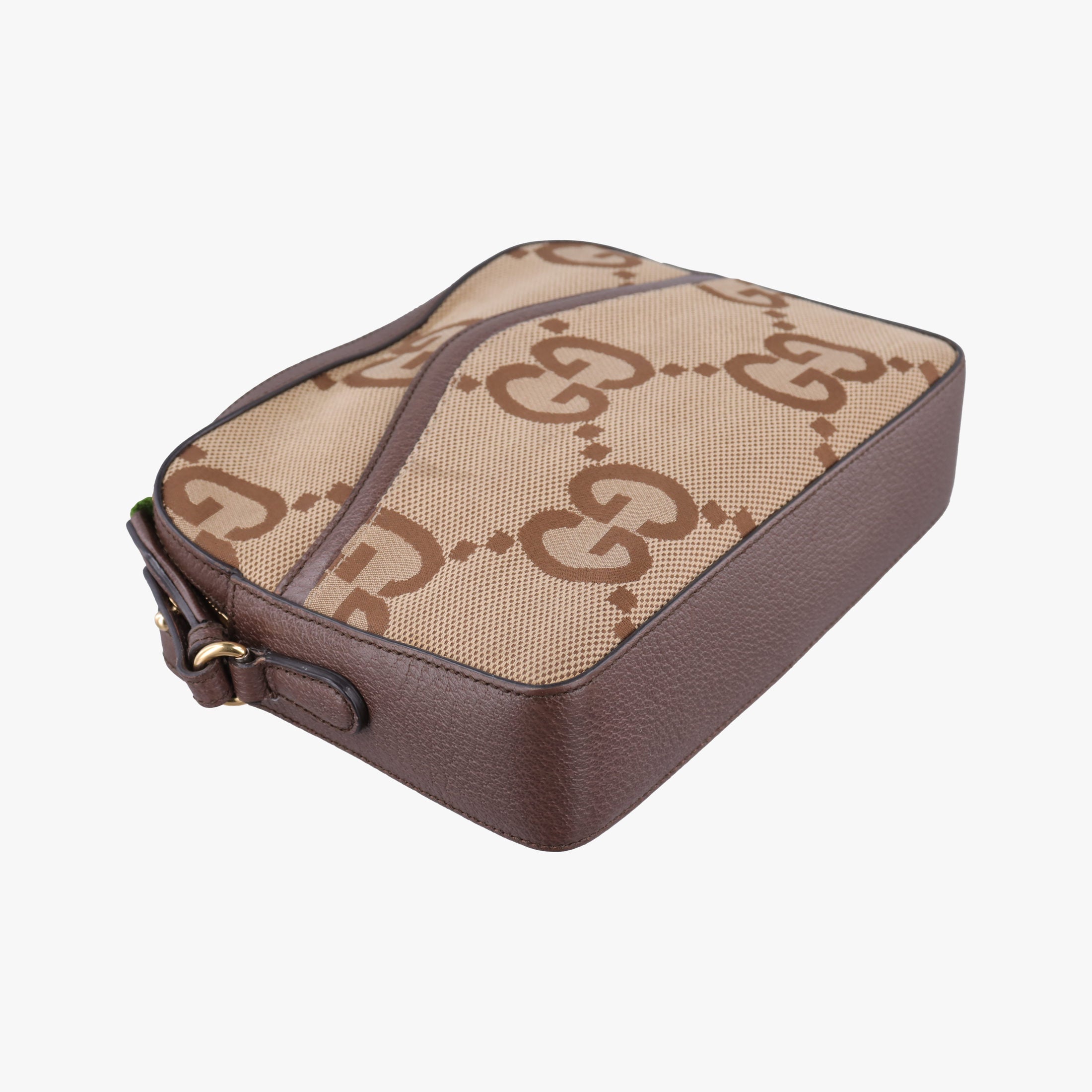 Vintage Gucci Jumbo GG Messenger Brown canvas×leather 675891 shoulderbag | stylenewstar