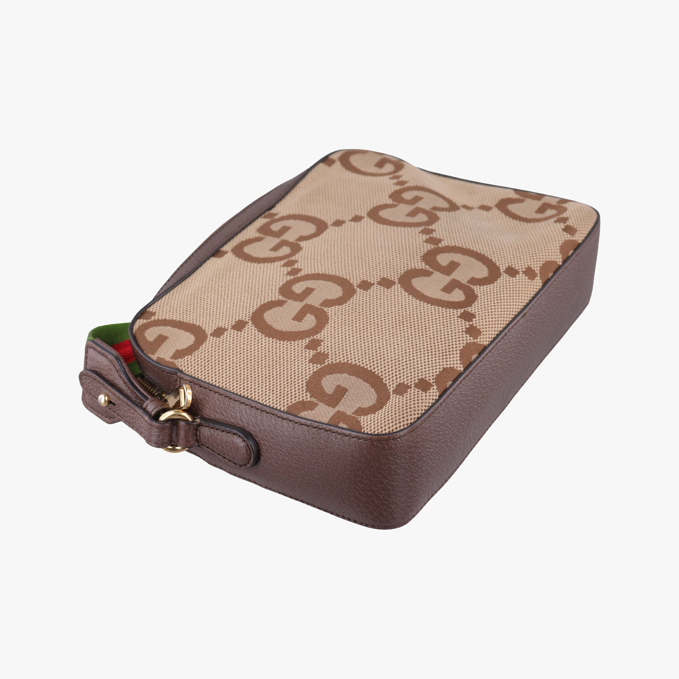 Vintage Gucci Jumbo GG Messenger Brown canvas×leather 675891 shoulderbag | stylenewstar