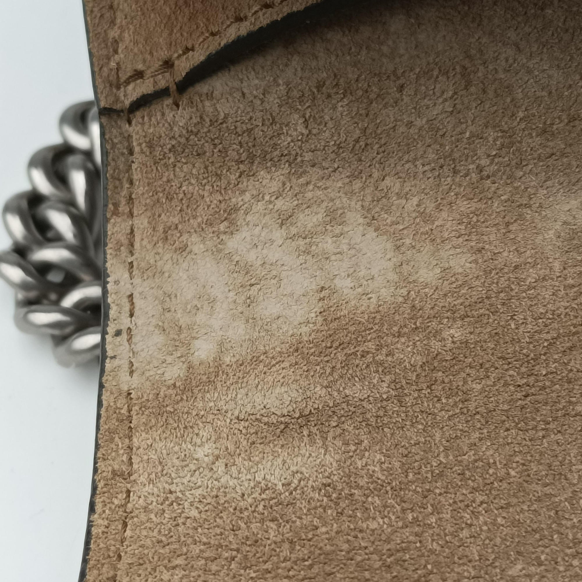 Pre-owned Gucci Dionysus Beige×Brown PVC coated canvas × suede 421970 shoulderbag | stylenewstar
