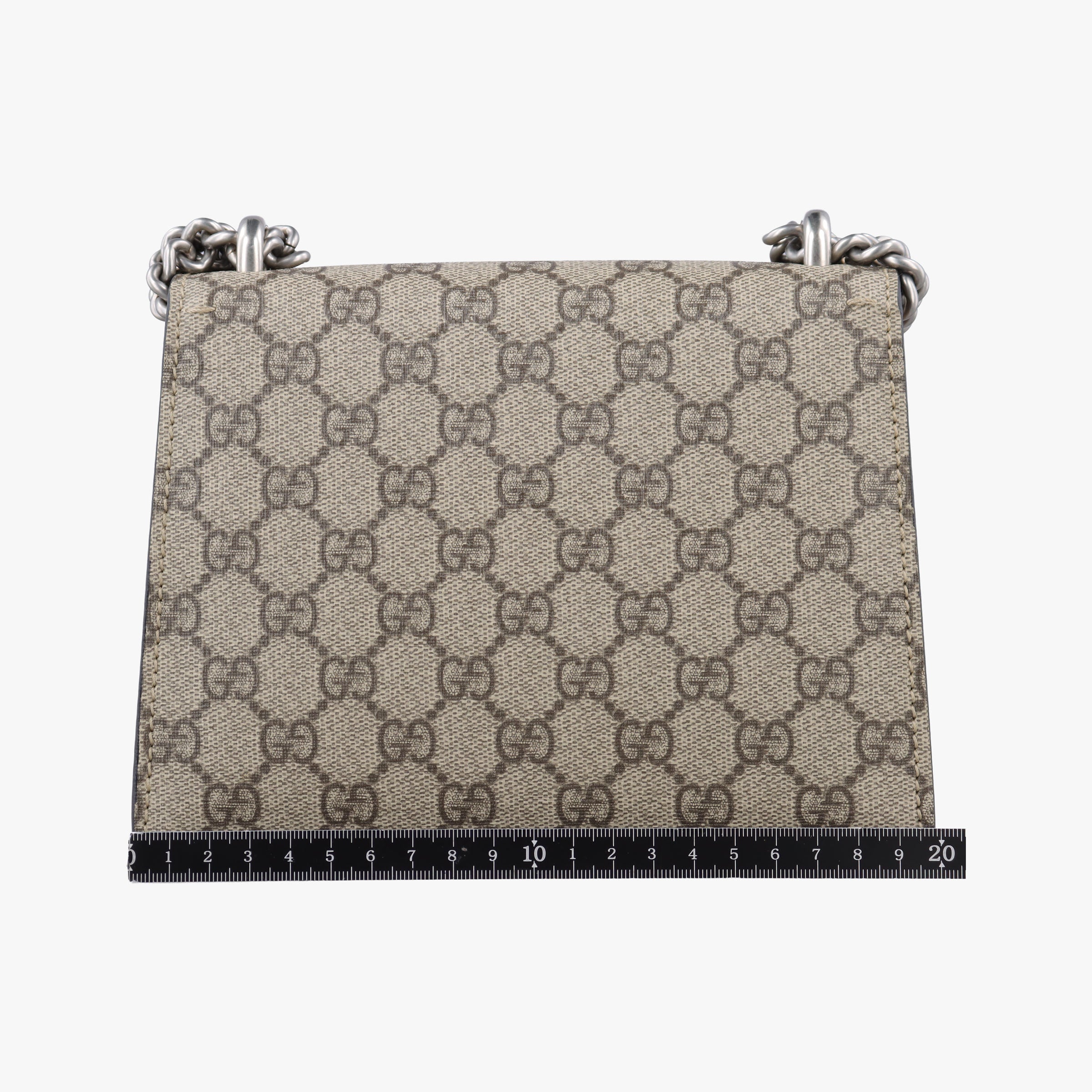 Pre-owned Gucci Dionysus Beige×Brown PVC coated canvas × suede 421970 shoulderbag | stylenewstar
