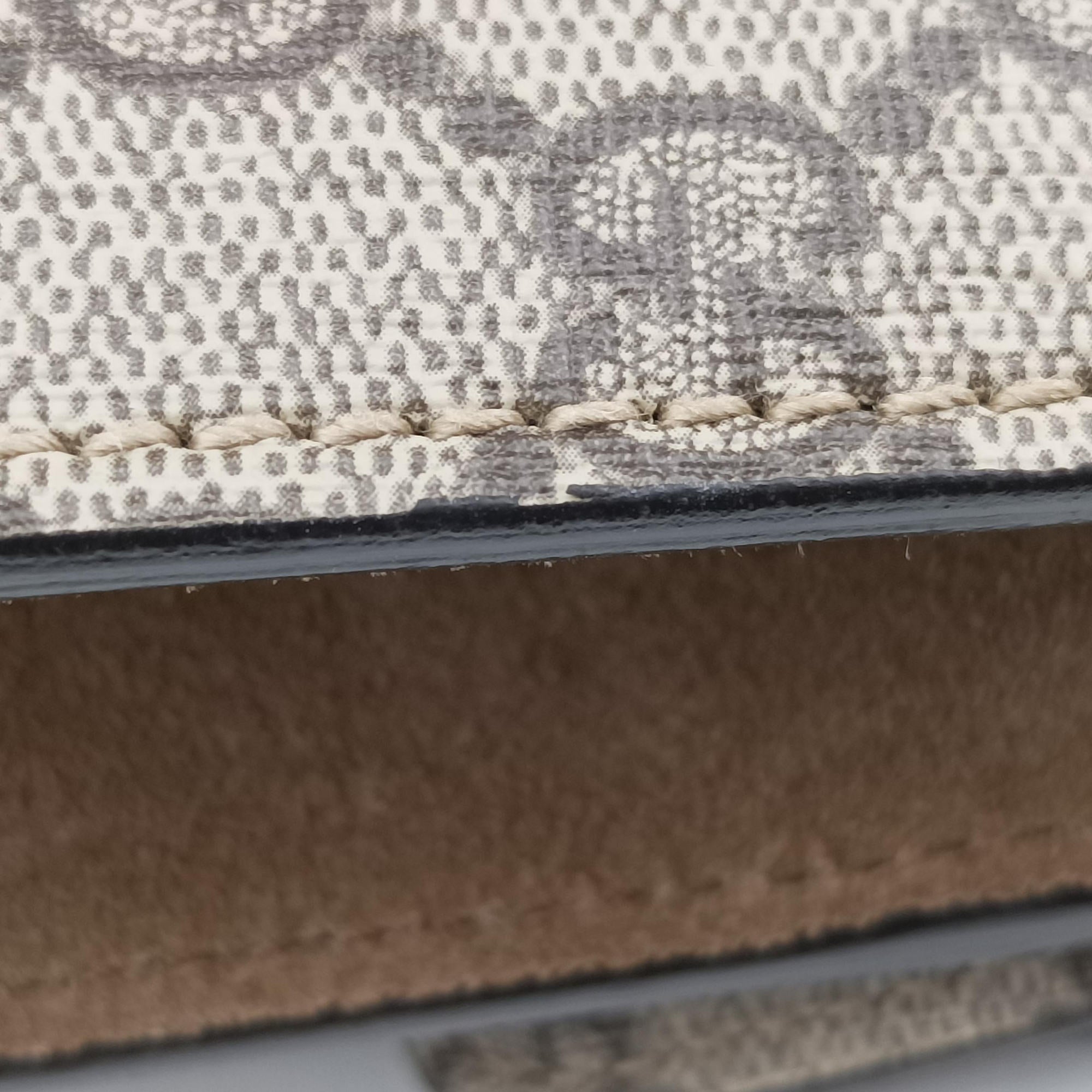 Pre-owned Gucci Dionysus Beige×Brown PVC coated canvas × suede 421970 shoulderbag | stylenewstar