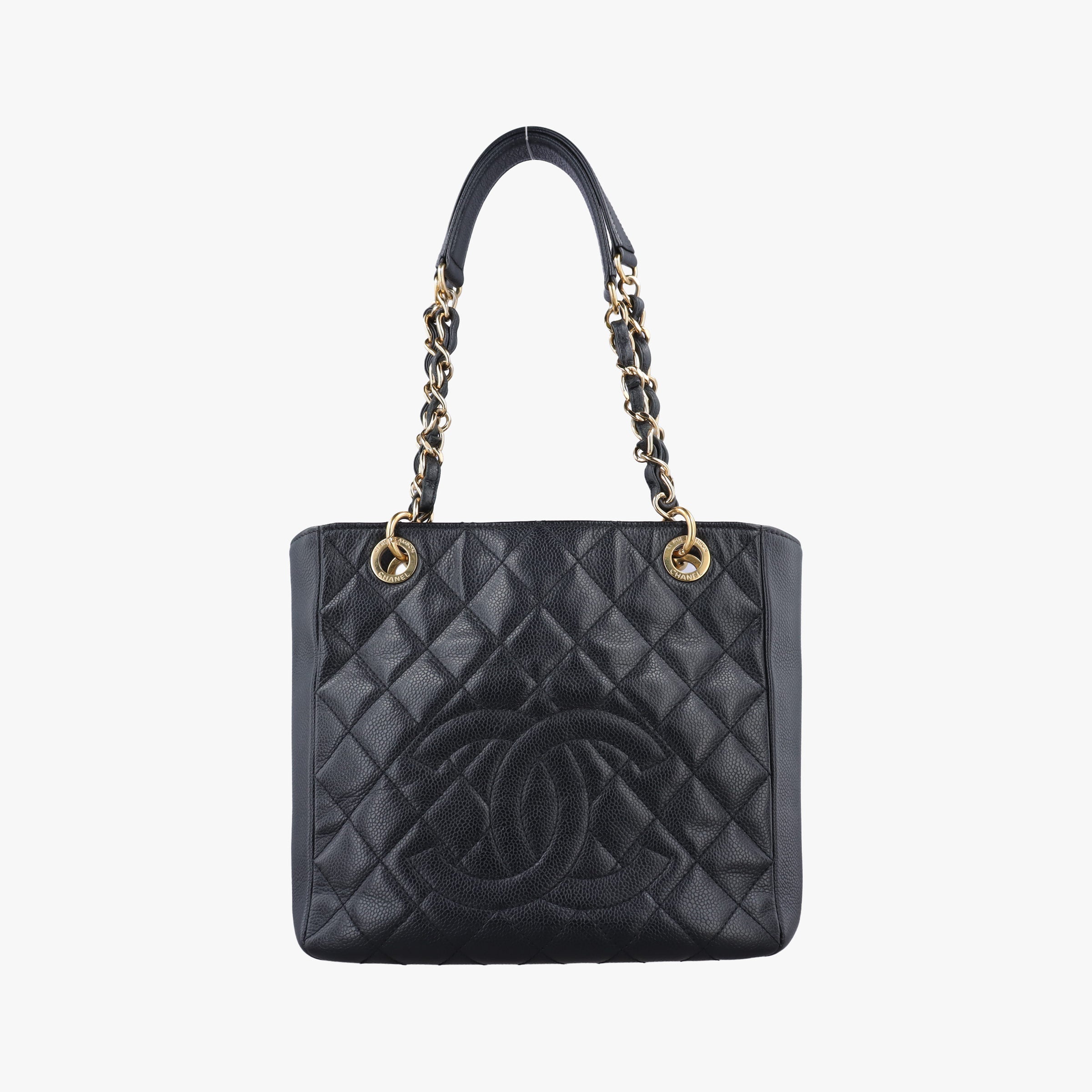 Pre-owned Chanel Matelasse PST Black caviar skin A50994 shoulderbag | stylenewstar