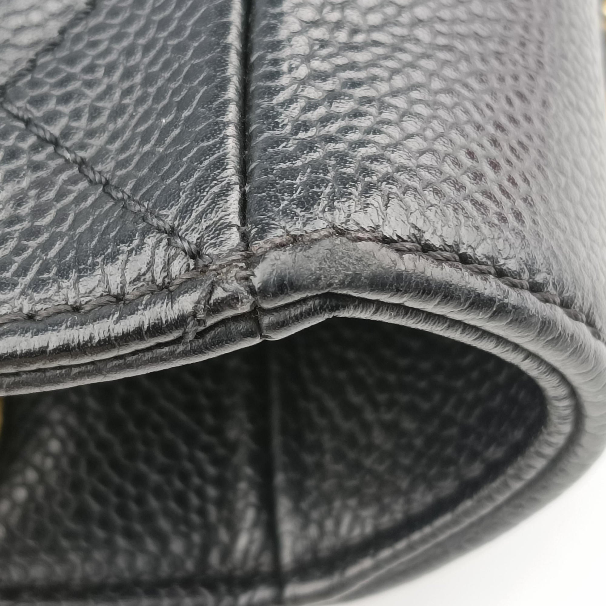 Pre-owned Chanel Matelasse PST Black caviar skin A50994 shoulderbag | stylenewstar
