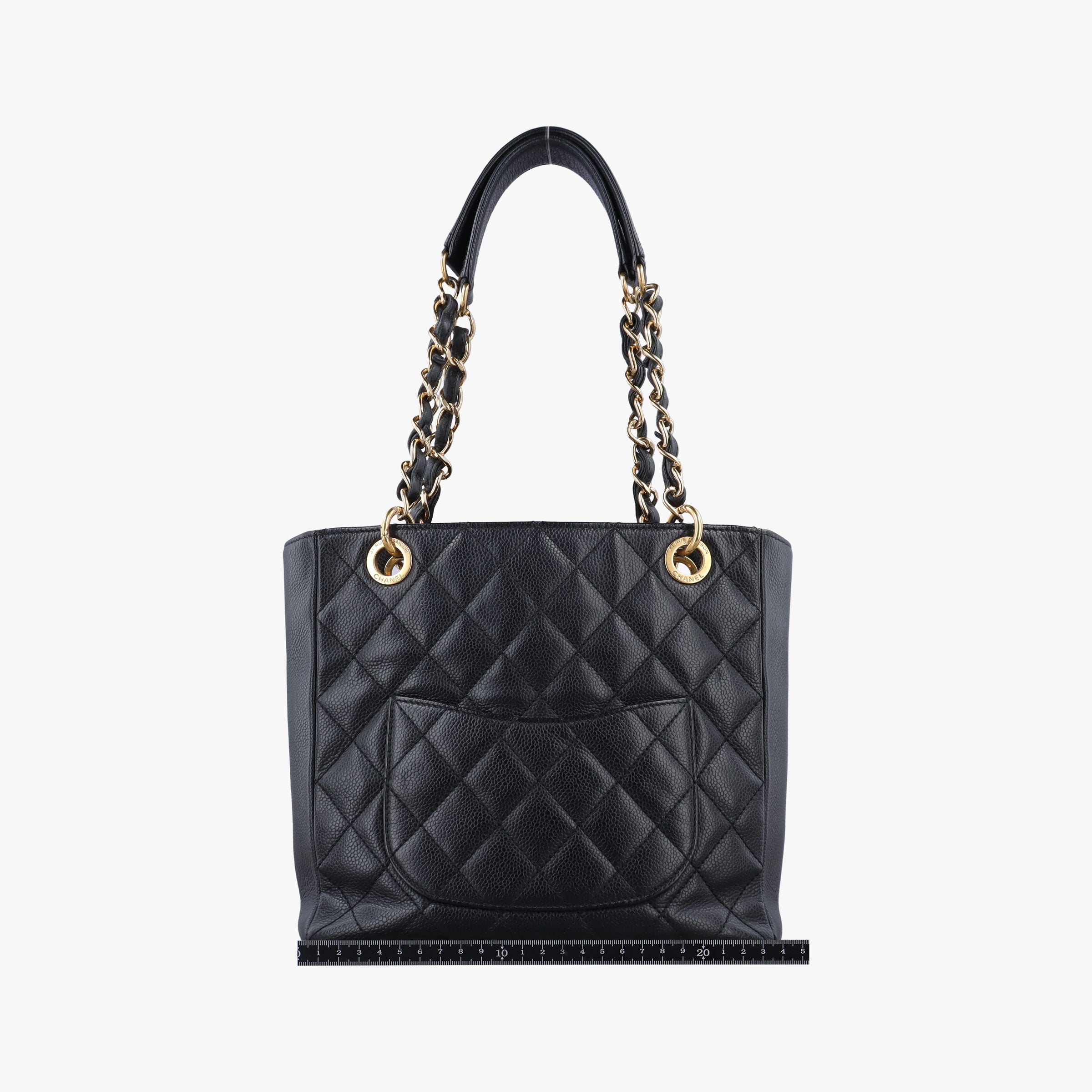 Pre-owned Chanel Matelasse PST Black caviar skin A50994 shoulderbag | stylenewstar