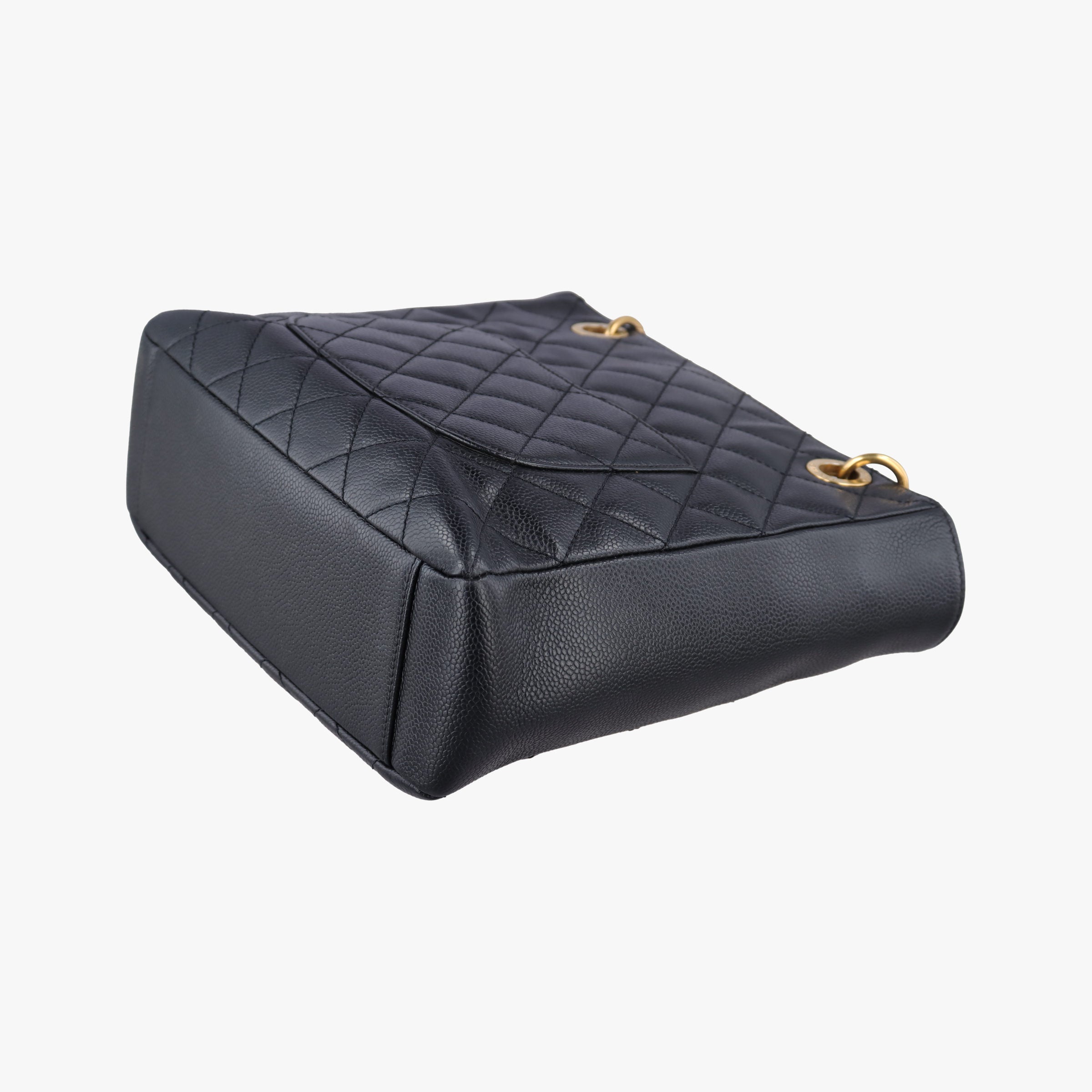 Pre-owned Chanel Matelasse PST Black caviar skin A50994 shoulderbag | stylenewstar
