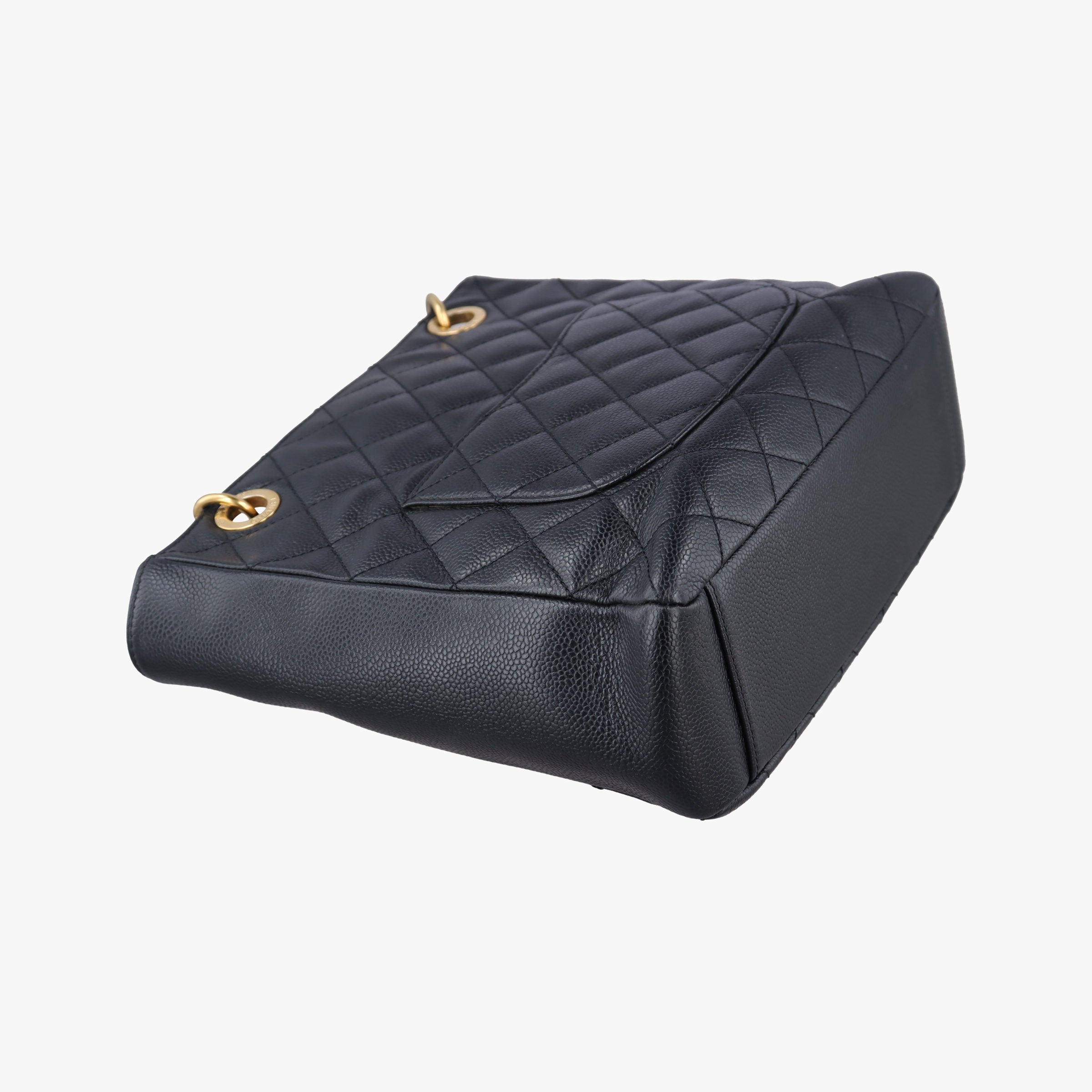Pre-owned Chanel Matelasse PST Black caviar skin A50994 shoulderbag | stylenewstar