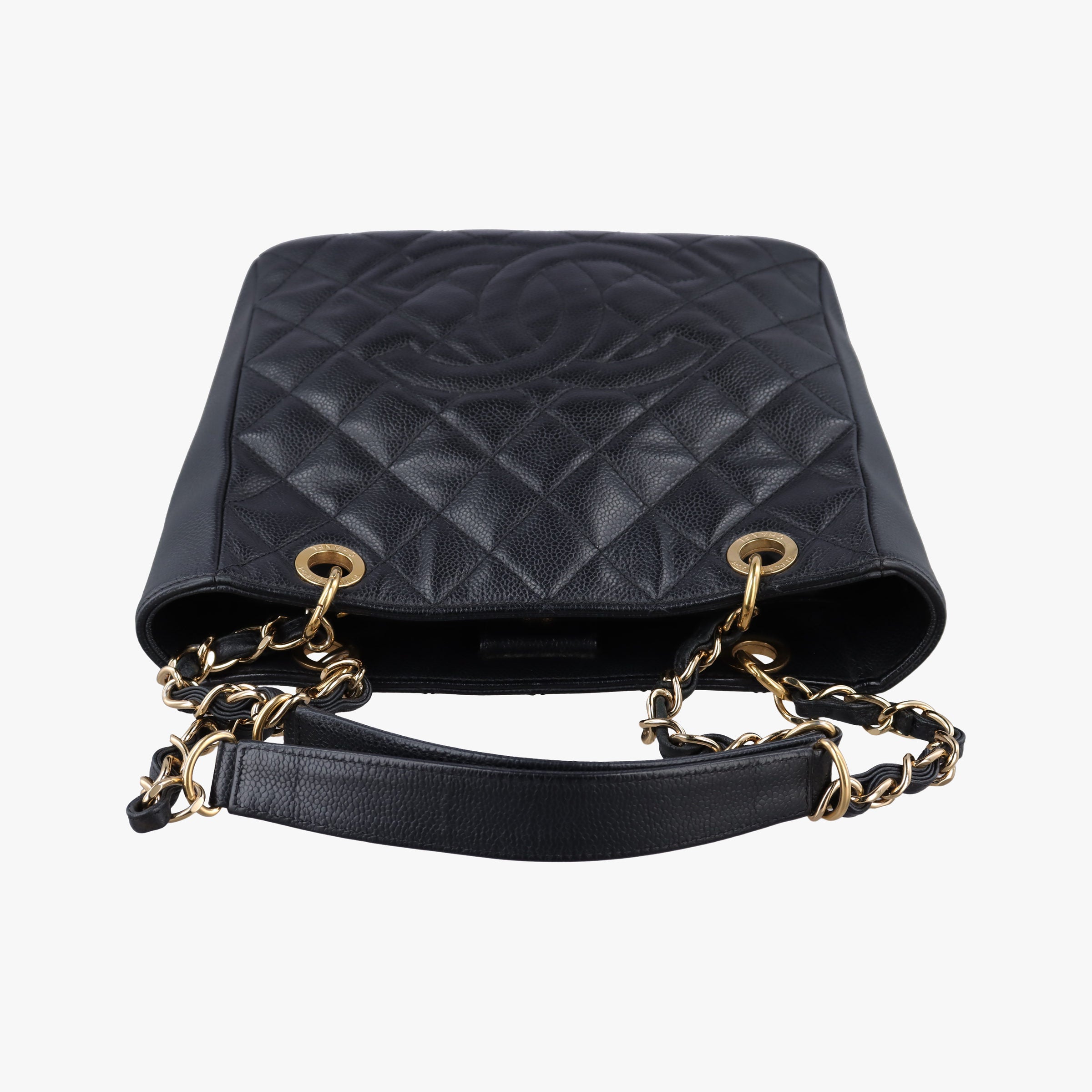 Pre-owned Chanel Matelasse PST Black caviar skin A50994 shoulderbag | stylenewstar