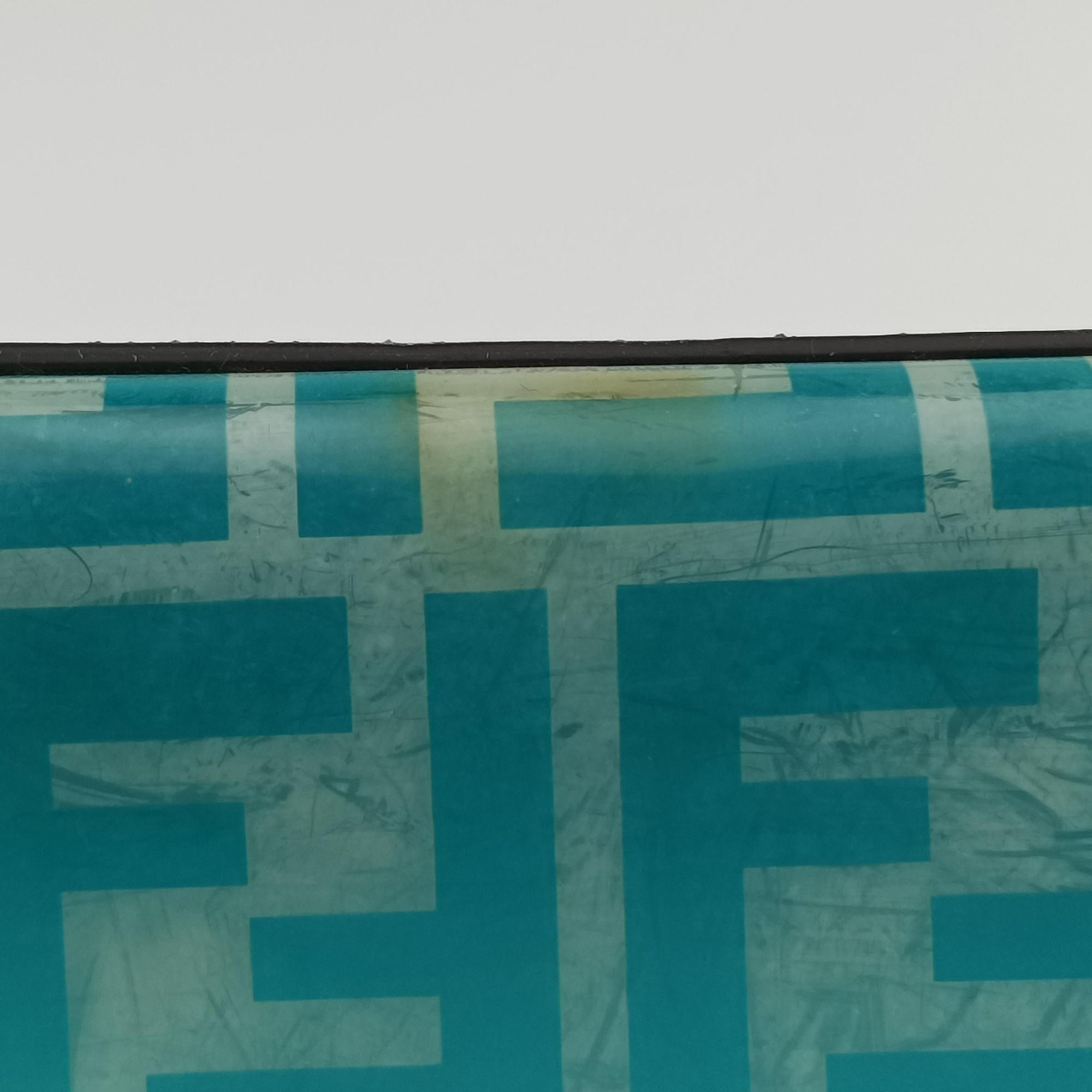 Pre-owned Fendi PEEKABOO Green Clear PVC× Leather 8BN290 shoulderbag | stylenewstar