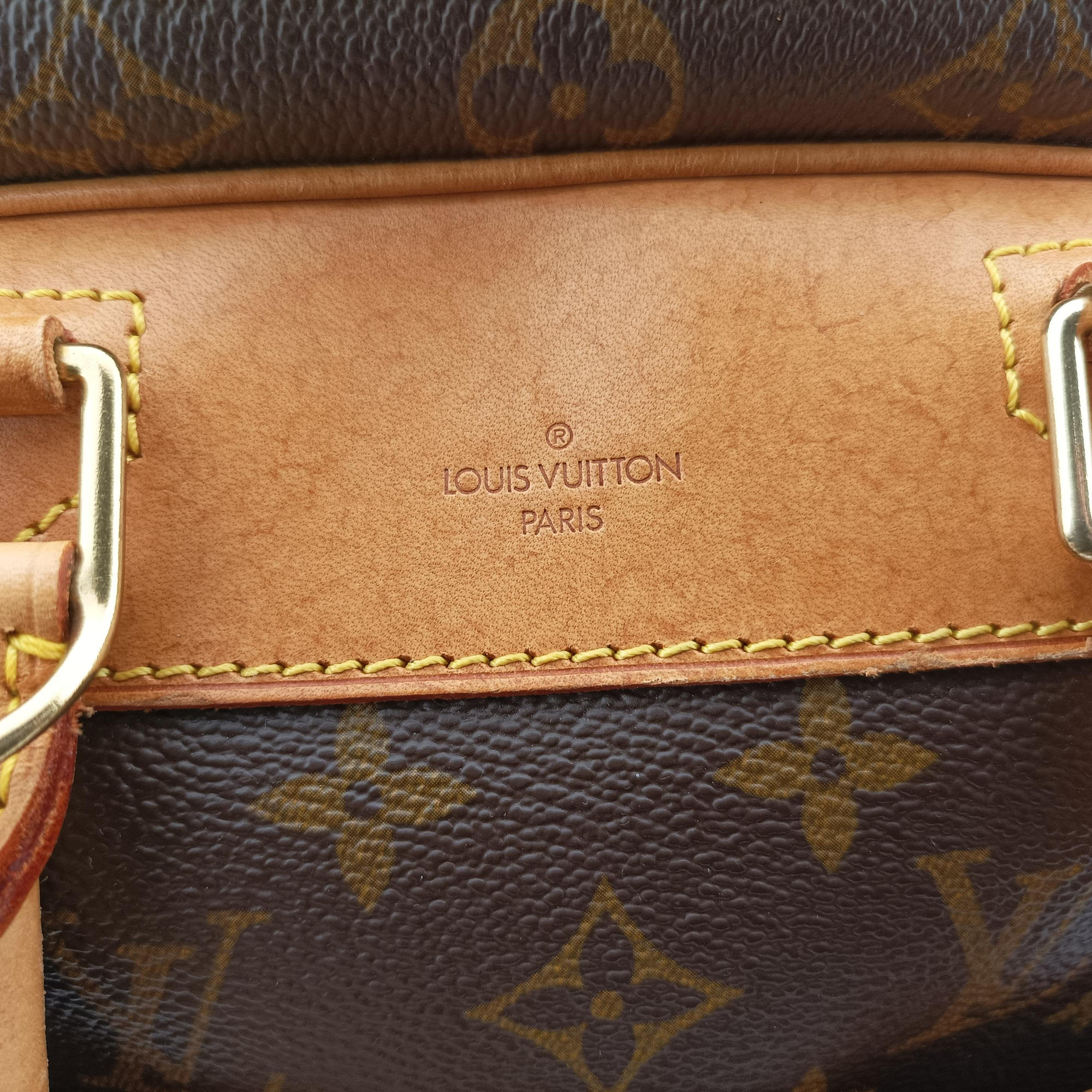 Vintage Louis Vuitton DEAUVILLE brown Monogram Canvas M47270 handbag | stylenewstar