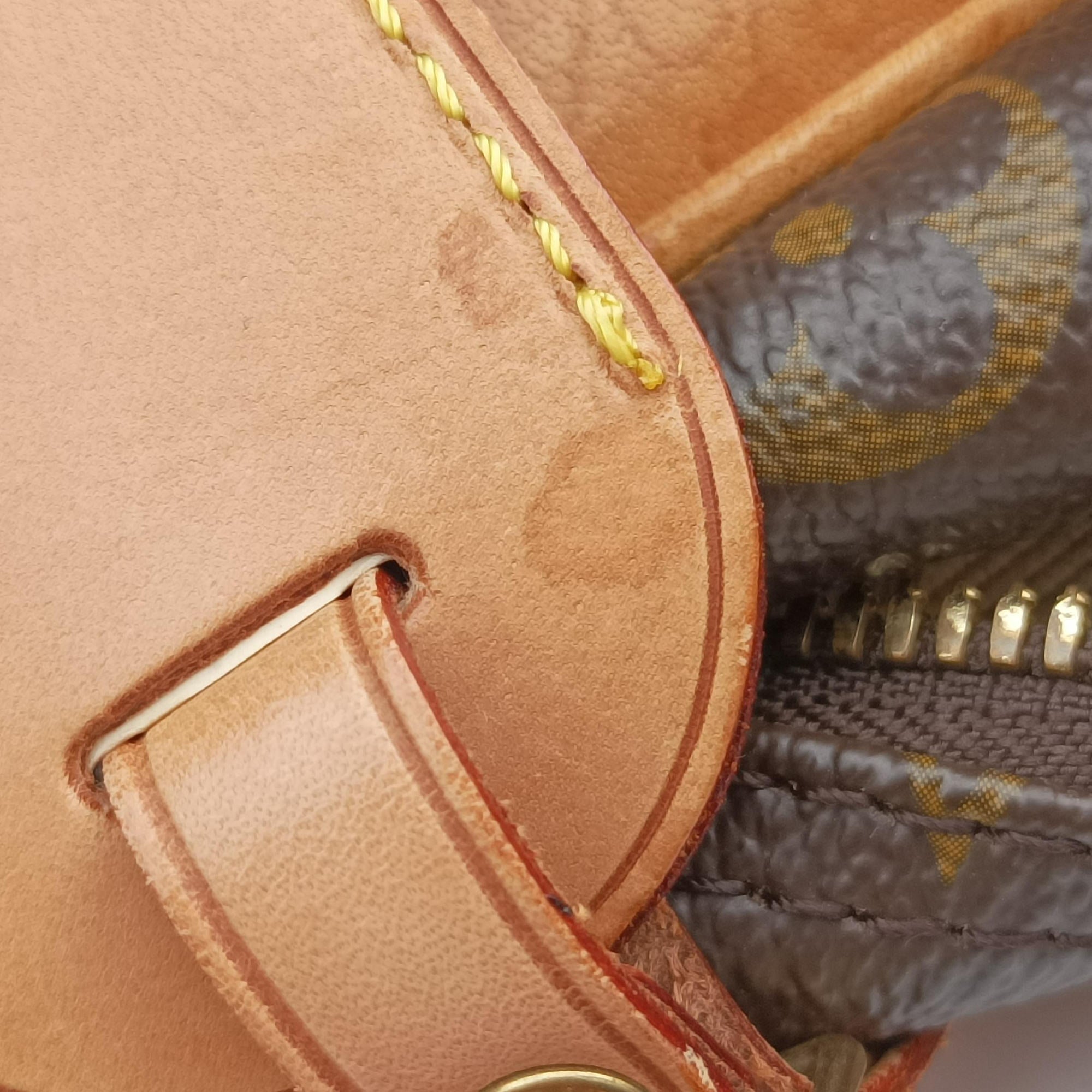 Vintage Louis Vuitton DEAUVILLE brown Monogram Canvas M47270 handbag | stylenewstar