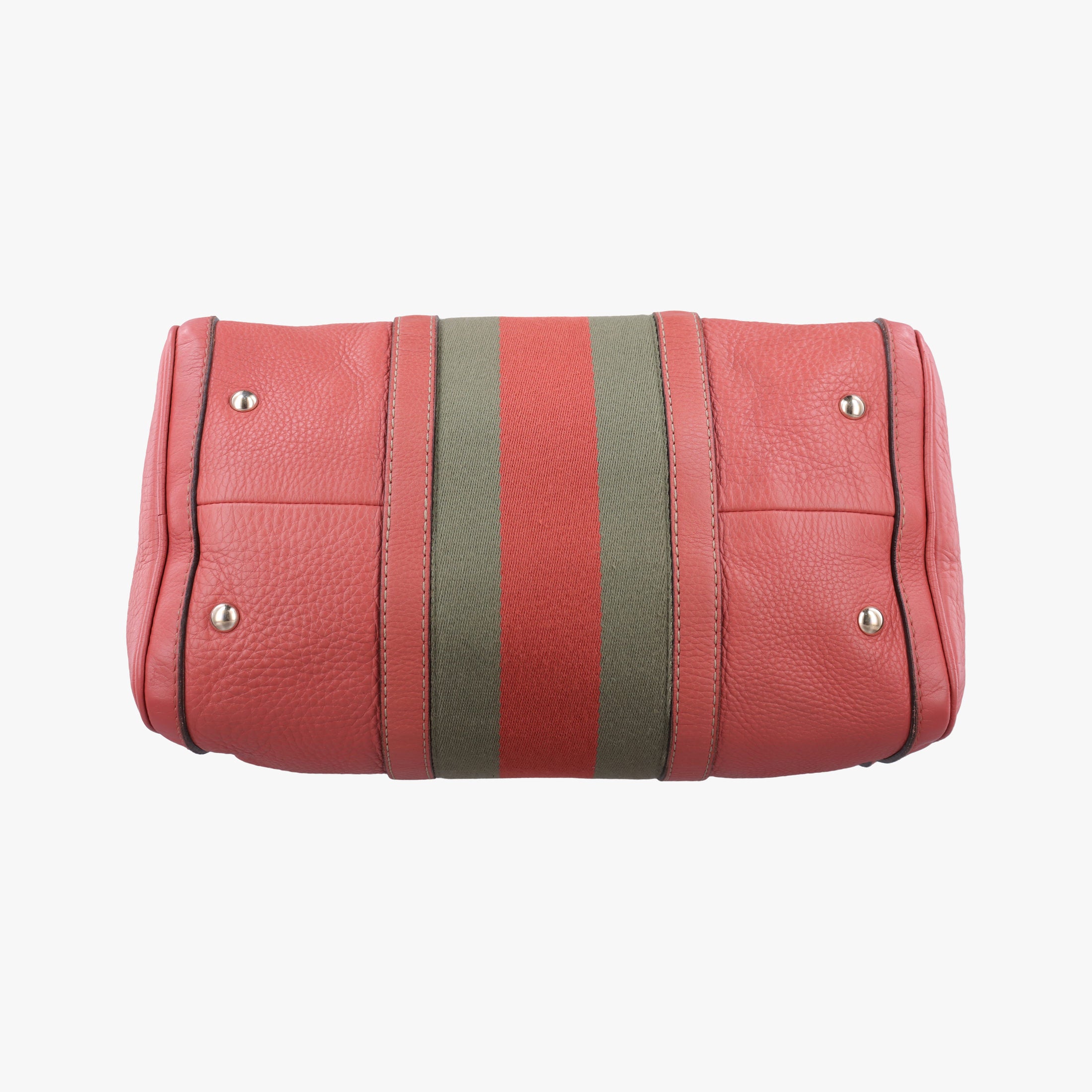 Pre-owned Gucci Sherry Line Pink Leather 247205 bostonbag | stylenewstar