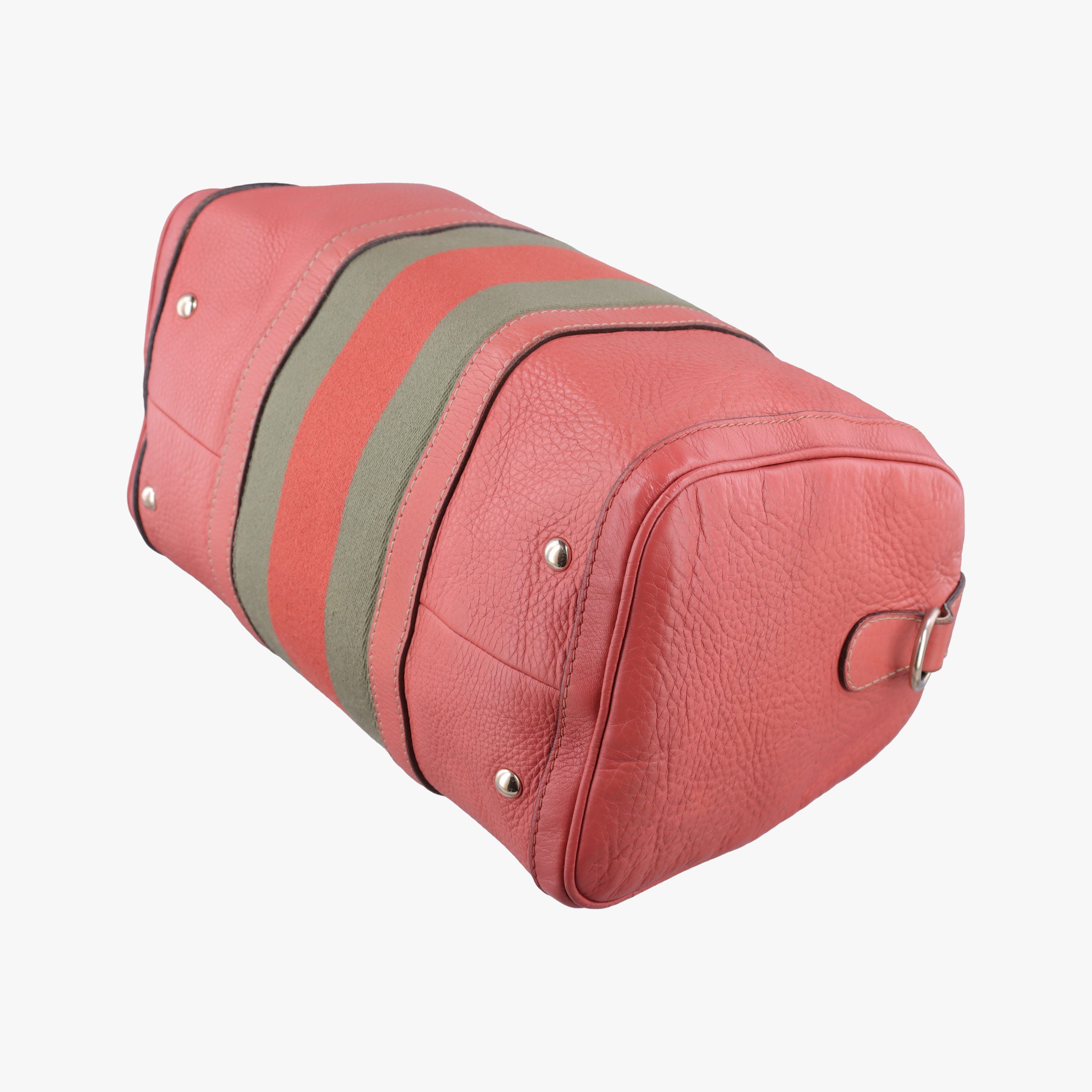 Pre-owned Gucci Sherry Line Pink Leather 247205 bostonbag | stylenewstar