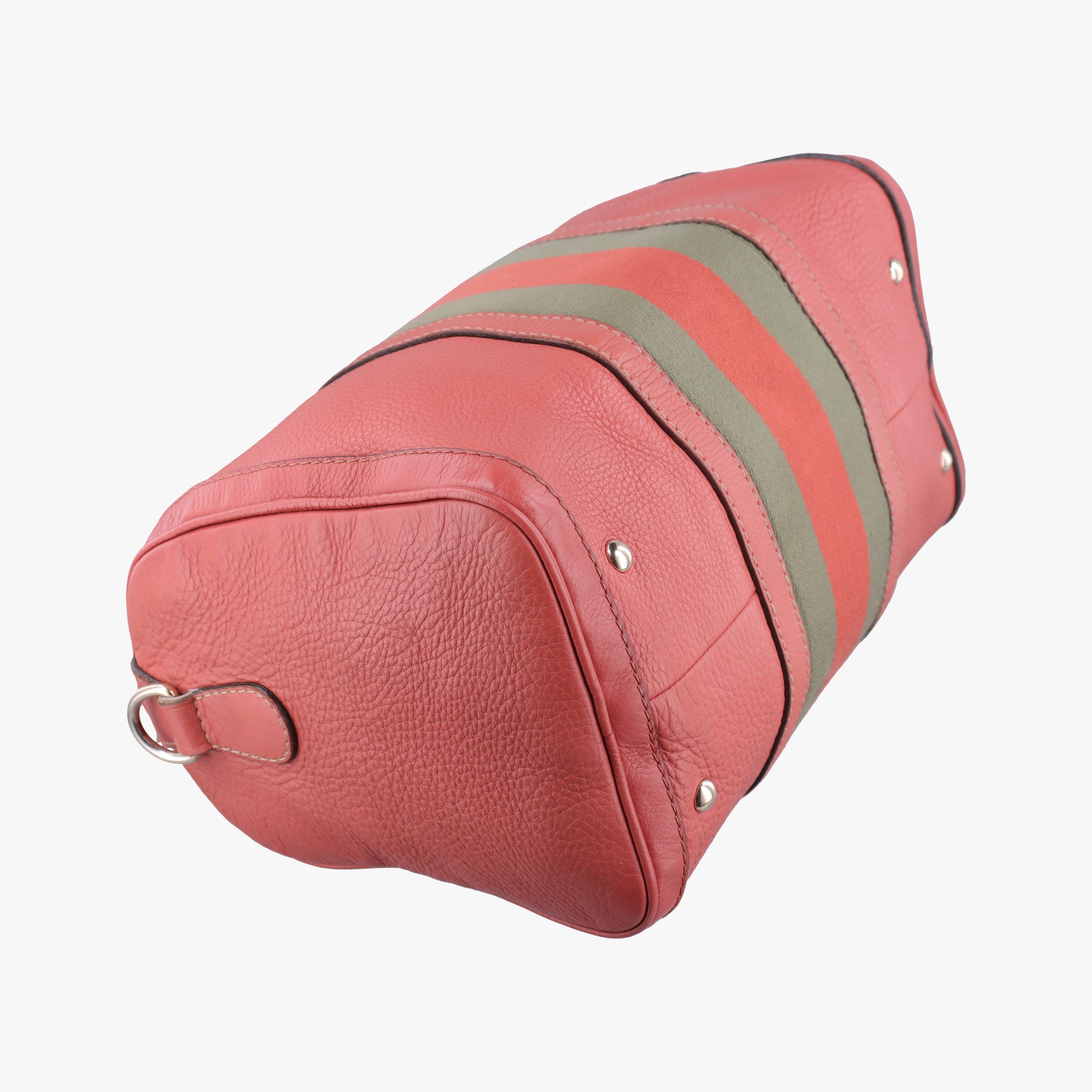 Pre-owned Gucci Sherry Line Pink Leather 247205 bostonbag | stylenewstar