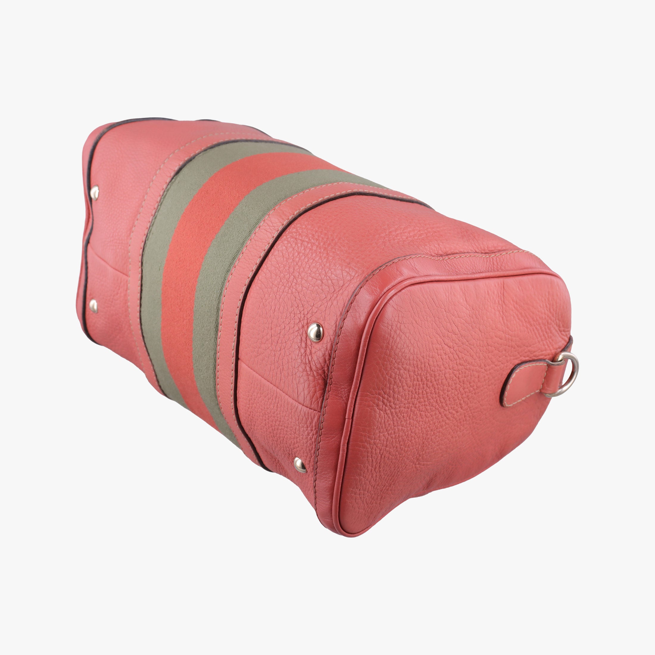Pre-owned Gucci Sherry Line Pink Leather 247205 bostonbag | stylenewstar