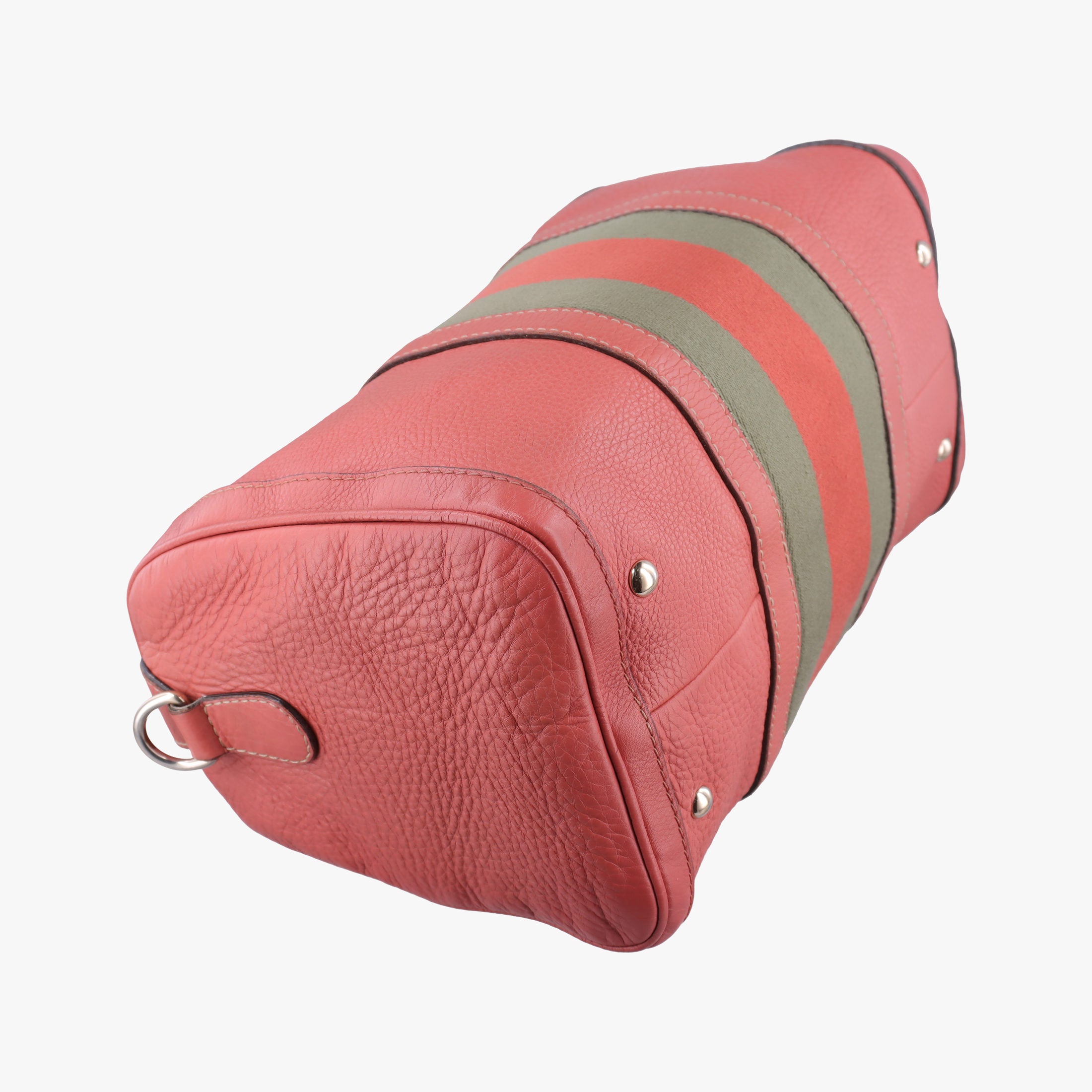 Pre-owned Gucci Sherry Line Pink Leather 247205 bostonbag | stylenewstar