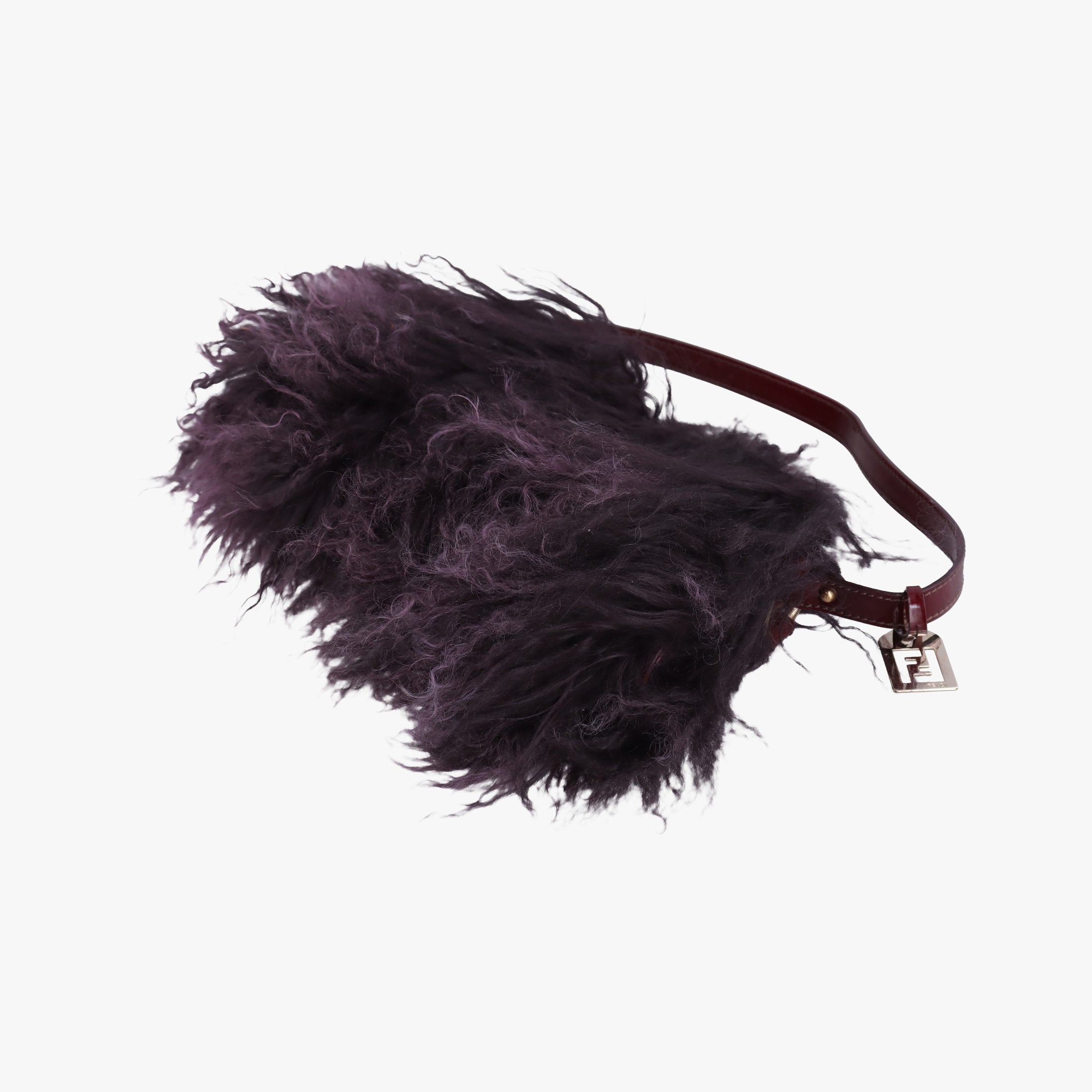 Vintage Fendi Fur bag Burgundy fur 8BR408 shoulderbag | stylenewstar