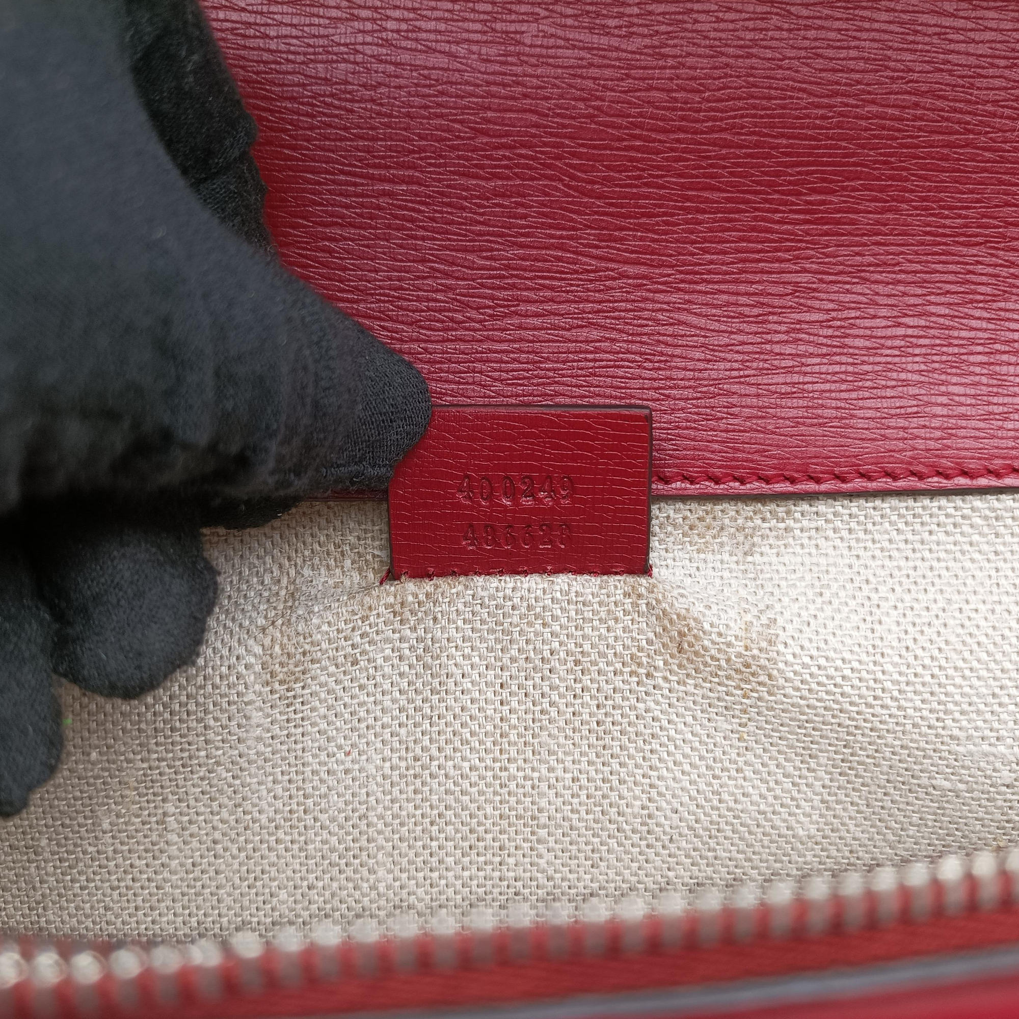Pre-owned Gucci Dionysus Red×Multicolour Leather 400249 shoulderbag | stylenewstar