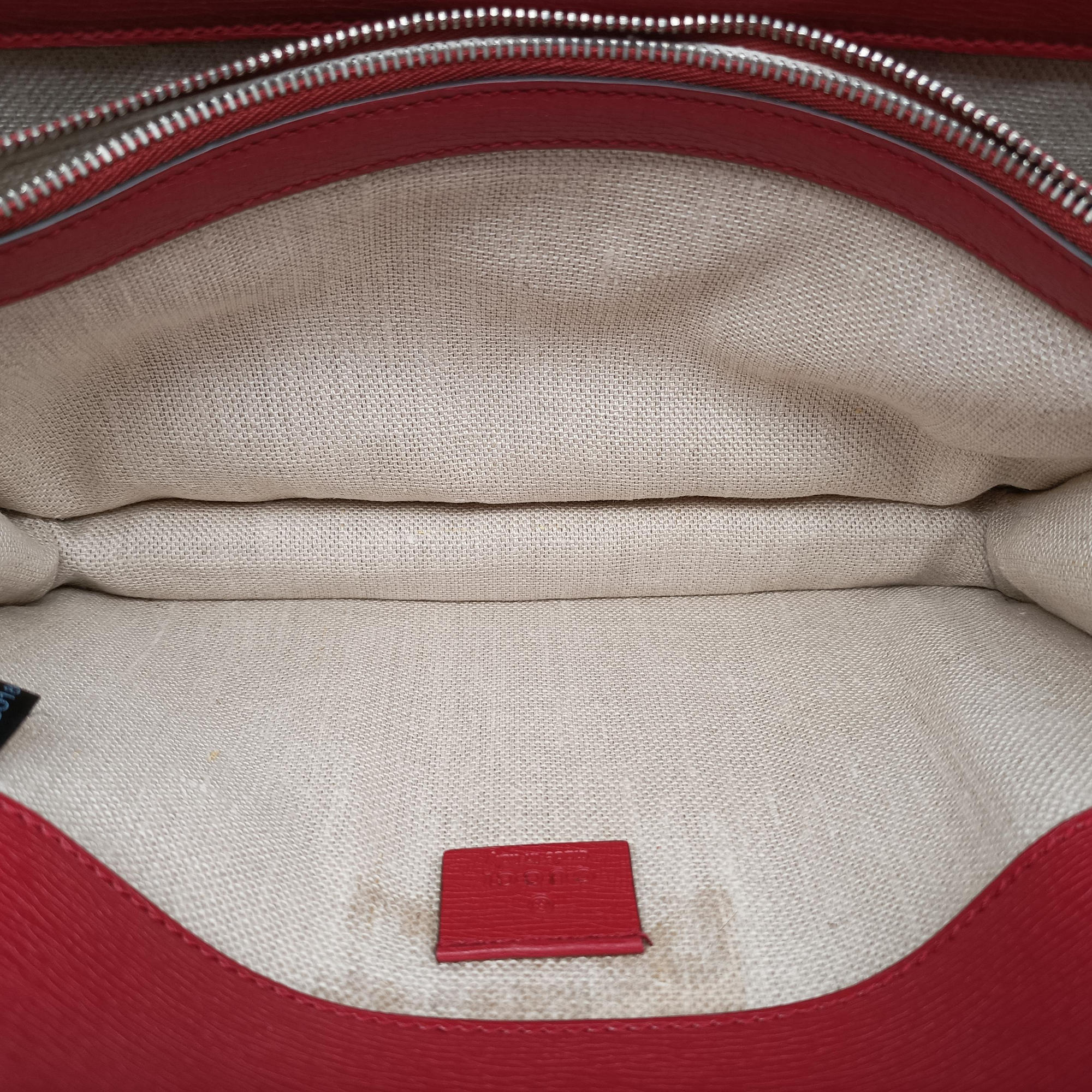 Pre-owned Gucci Dionysus Red×Multicolour Leather 400249 shoulderbag | stylenewstar