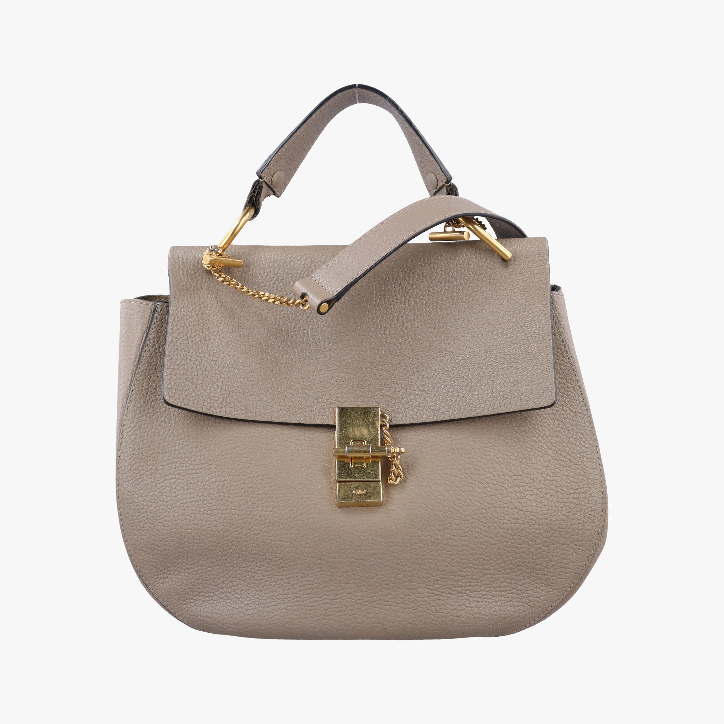 Secondhand Chloe DREW Grey Leather  shoulderbag | stylenewstar