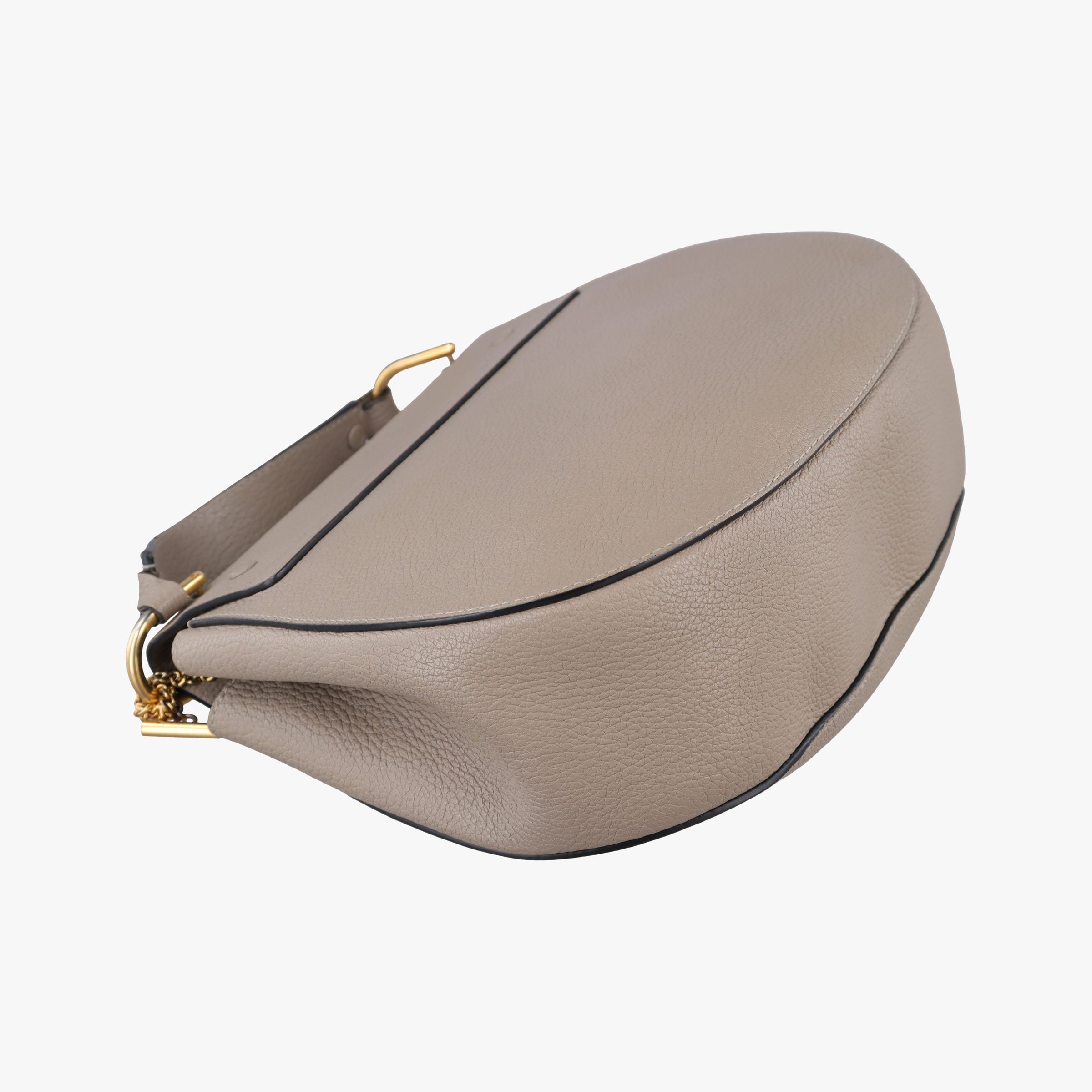 Secondhand Chloe DREW Grey Leather  shoulderbag | stylenewstar