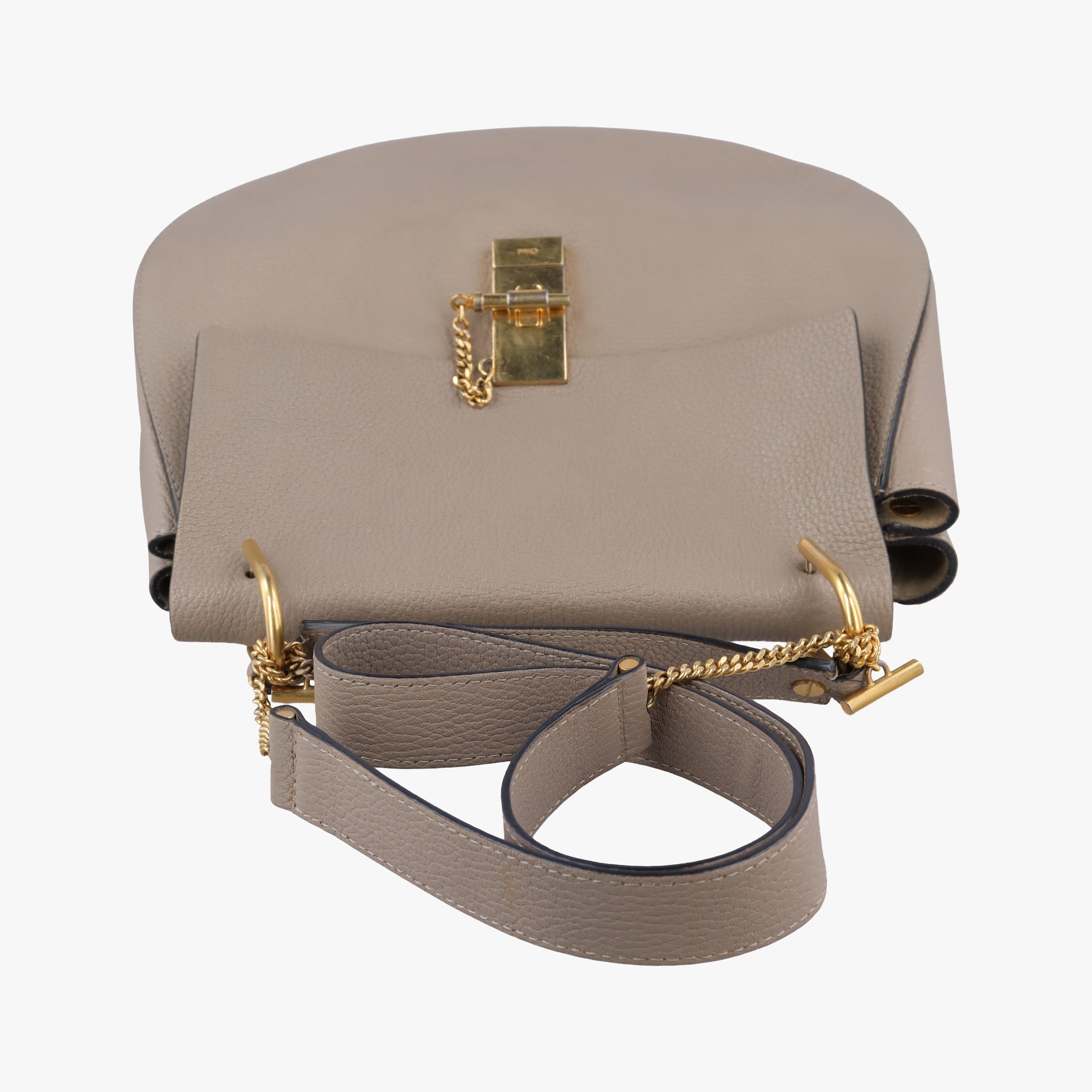 Secondhand Chloe DREW Grey Leather  shoulderbag | stylenewstar