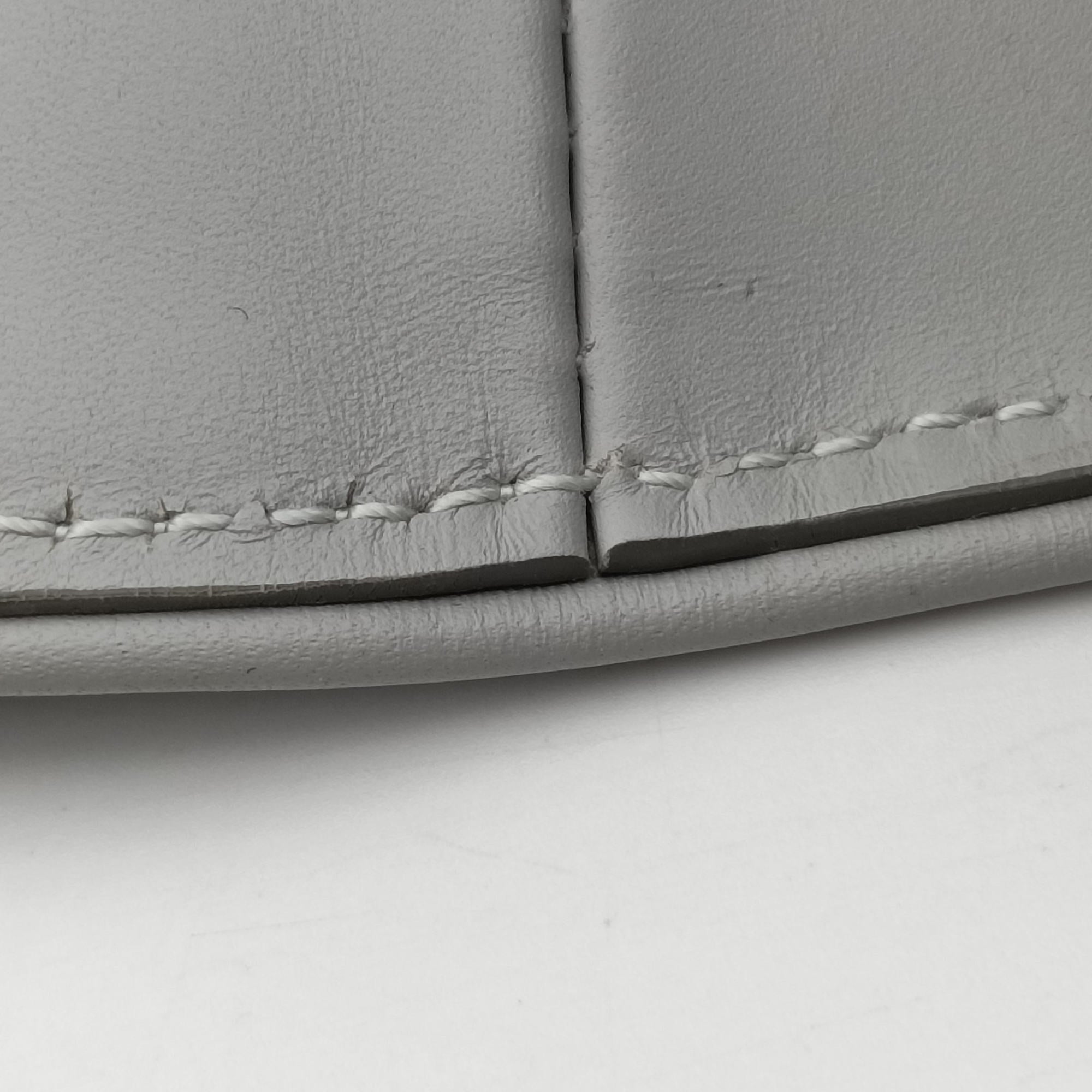 Secondhand Christian Dior Saddle Grey PVC coated canvas × leather  crossbodybag | stylenewstar