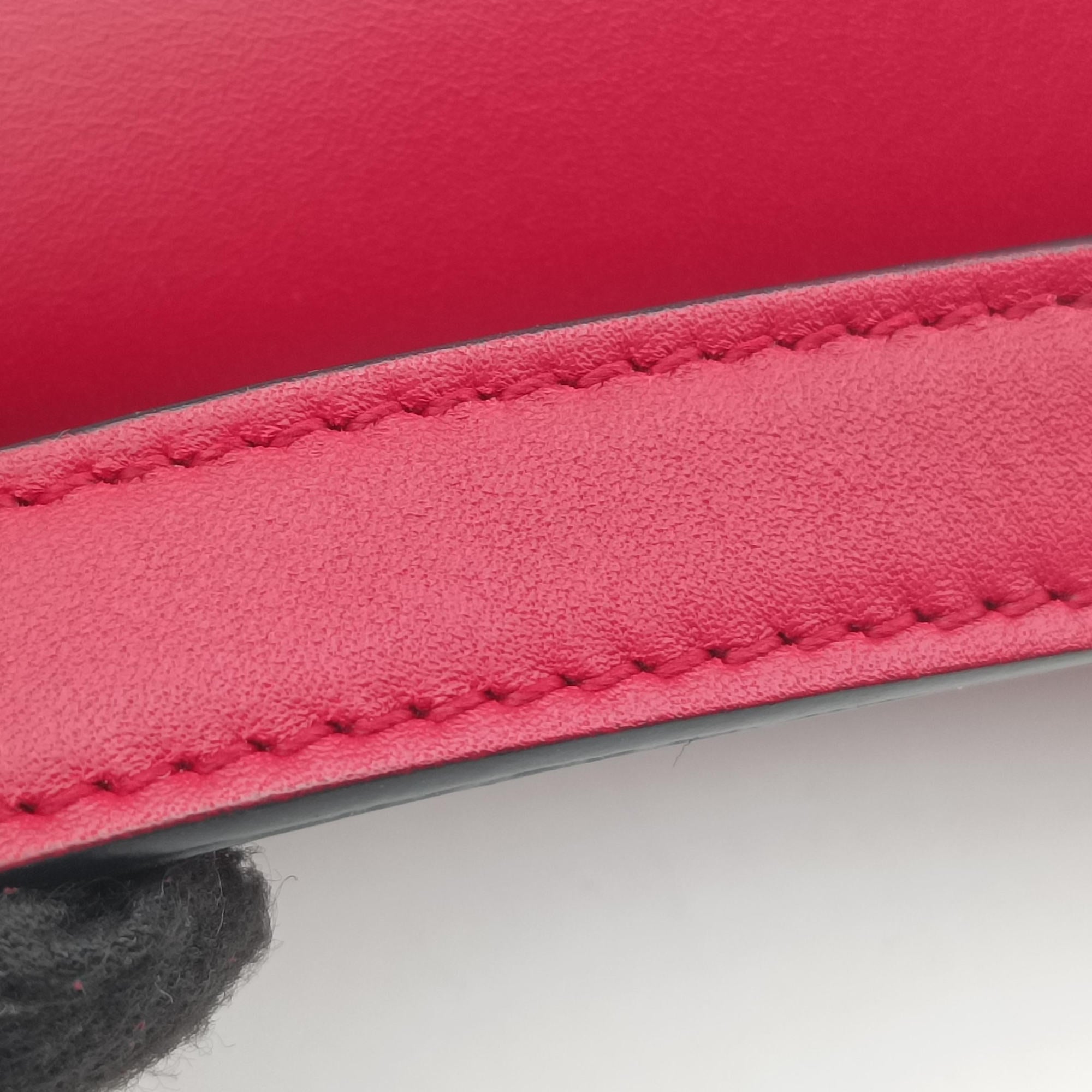 Pre-owned Christian Dior Saddle Red Leather  handbag | stylenewstar