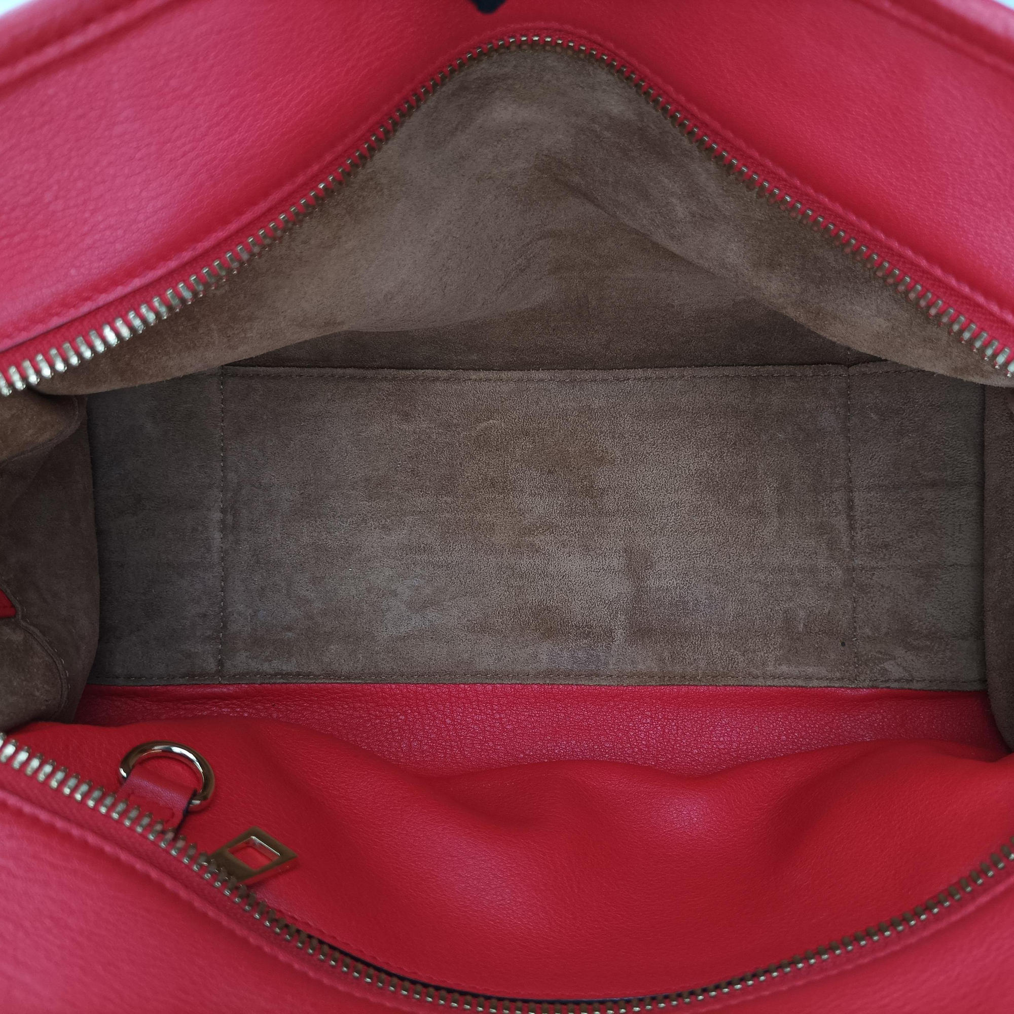 Pre-owned Loewe Amazona 28 Orange Leather  handbag | stylenewstar