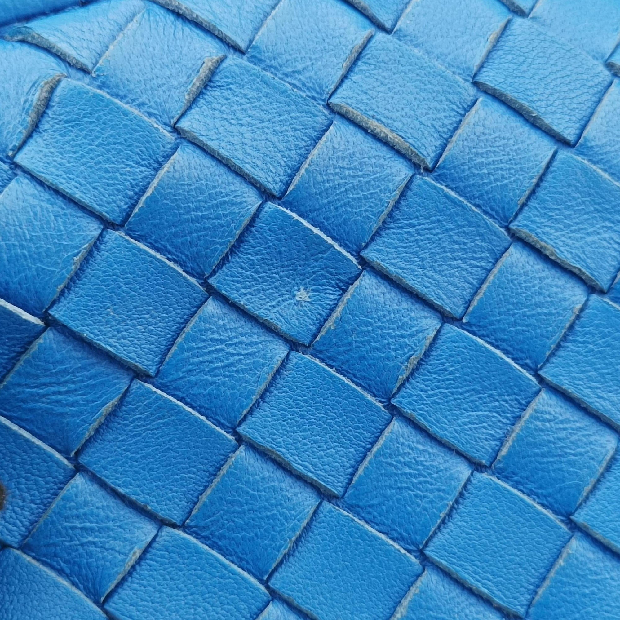 Secondhand Bottega Veneta NODINI Intrecciato Blue lambskin  shoulderbag | stylenewstar