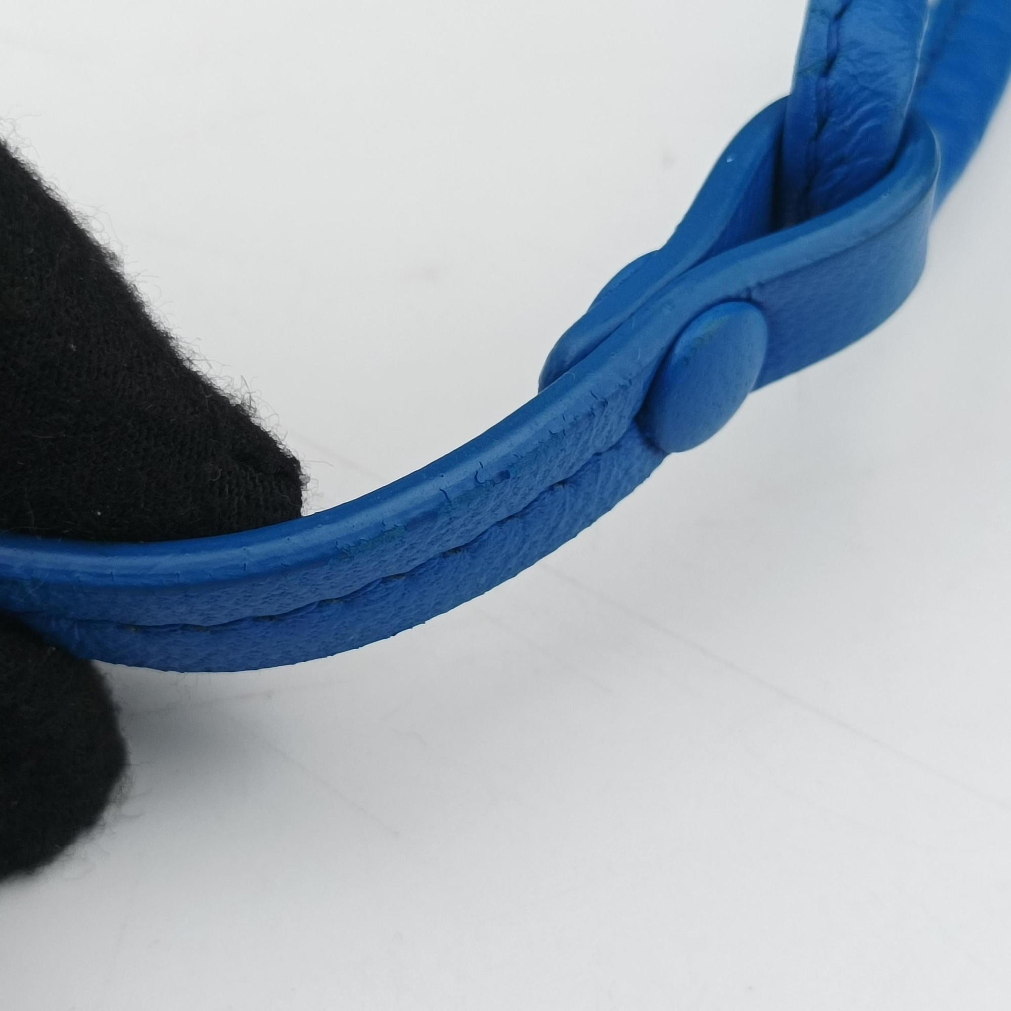 Secondhand Bottega Veneta NODINI Intrecciato Blue lambskin  shoulderbag | stylenewstar