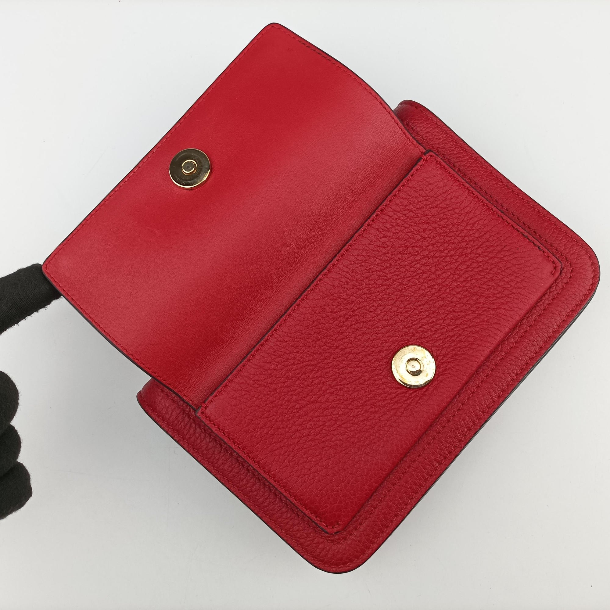 Vintage Ferragamo Vara Red Leather  shoulderbag | stylenewstar