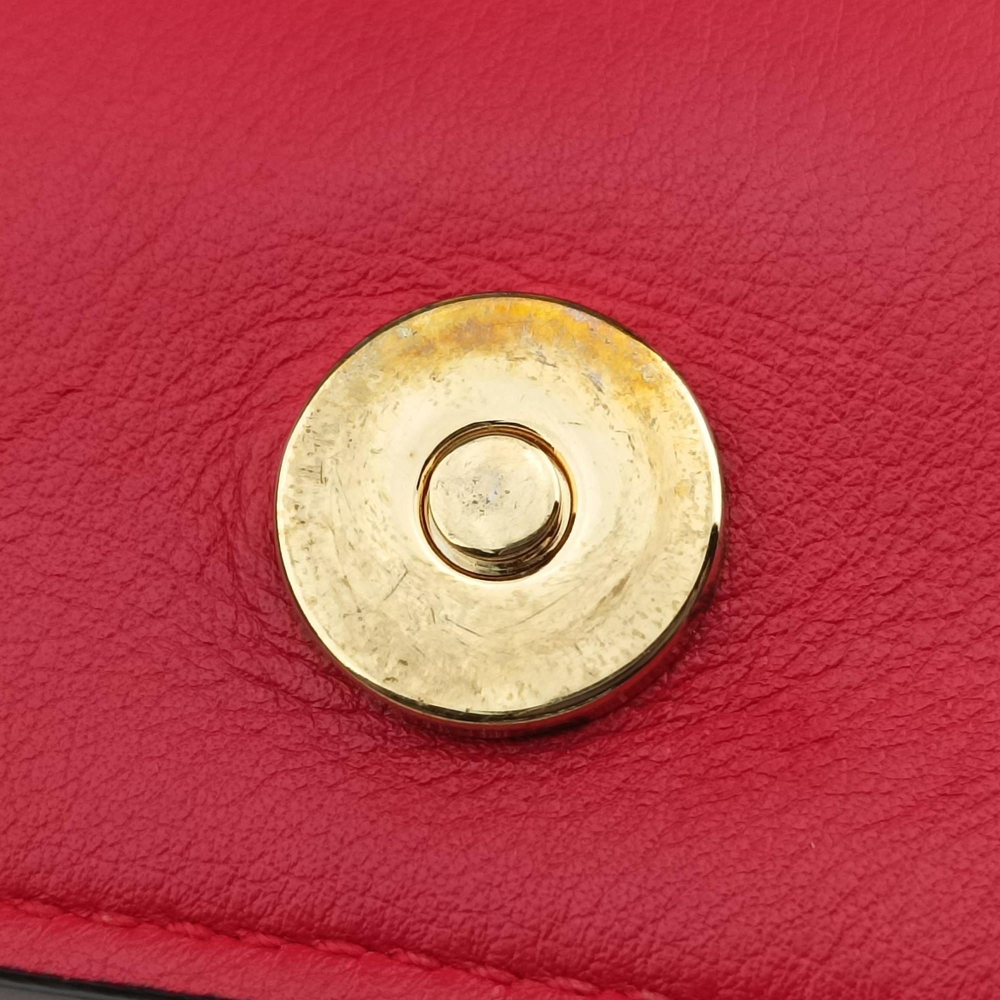 Vintage Ferragamo Vara Red Leather  shoulderbag | stylenewstar