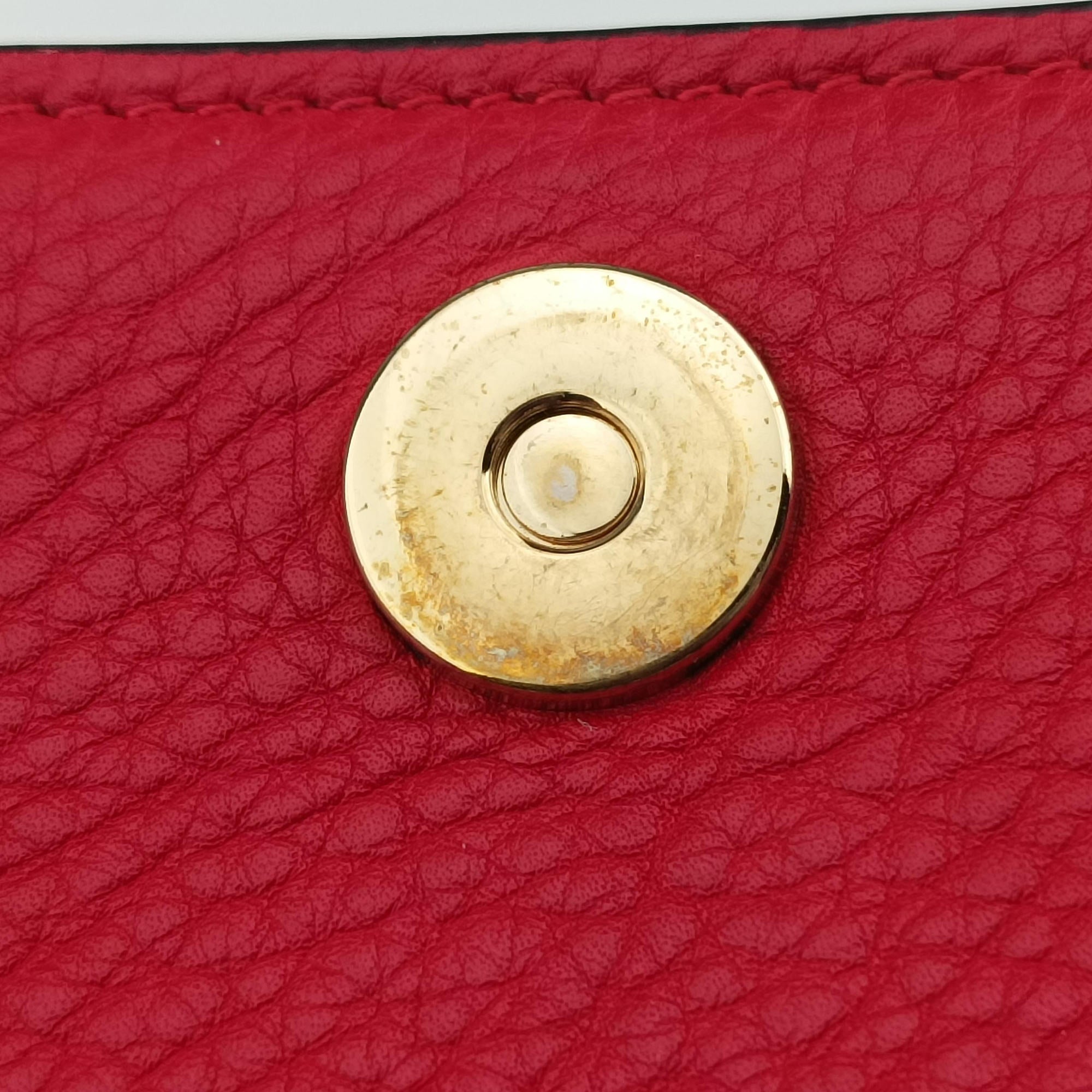 Vintage Ferragamo Vara Red Leather  shoulderbag | stylenewstar