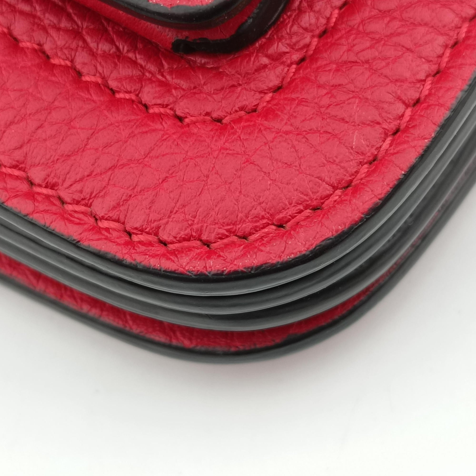 Vintage Ferragamo Vara Red Leather  shoulderbag | stylenewstar