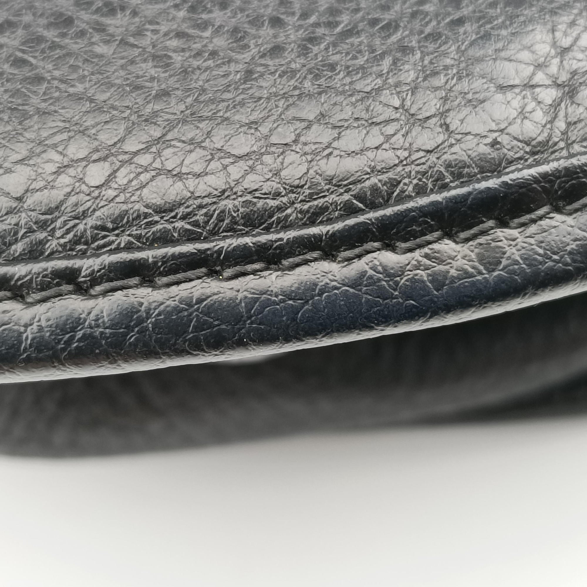 Vintage Christian Dior 61 Hobo Black Leather  handbag | stylenewstar