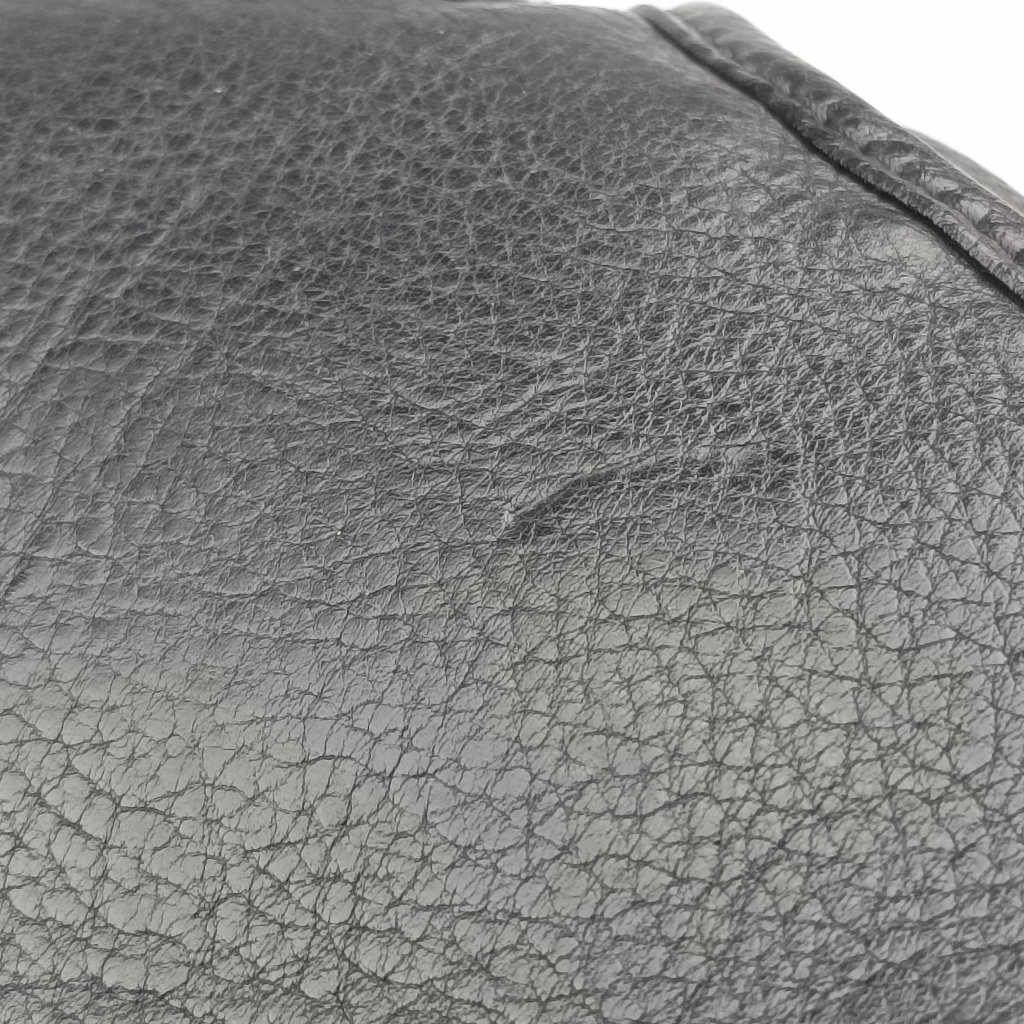 Vintage Christian Dior 61 Hobo Black Leather  handbag | stylenewstar