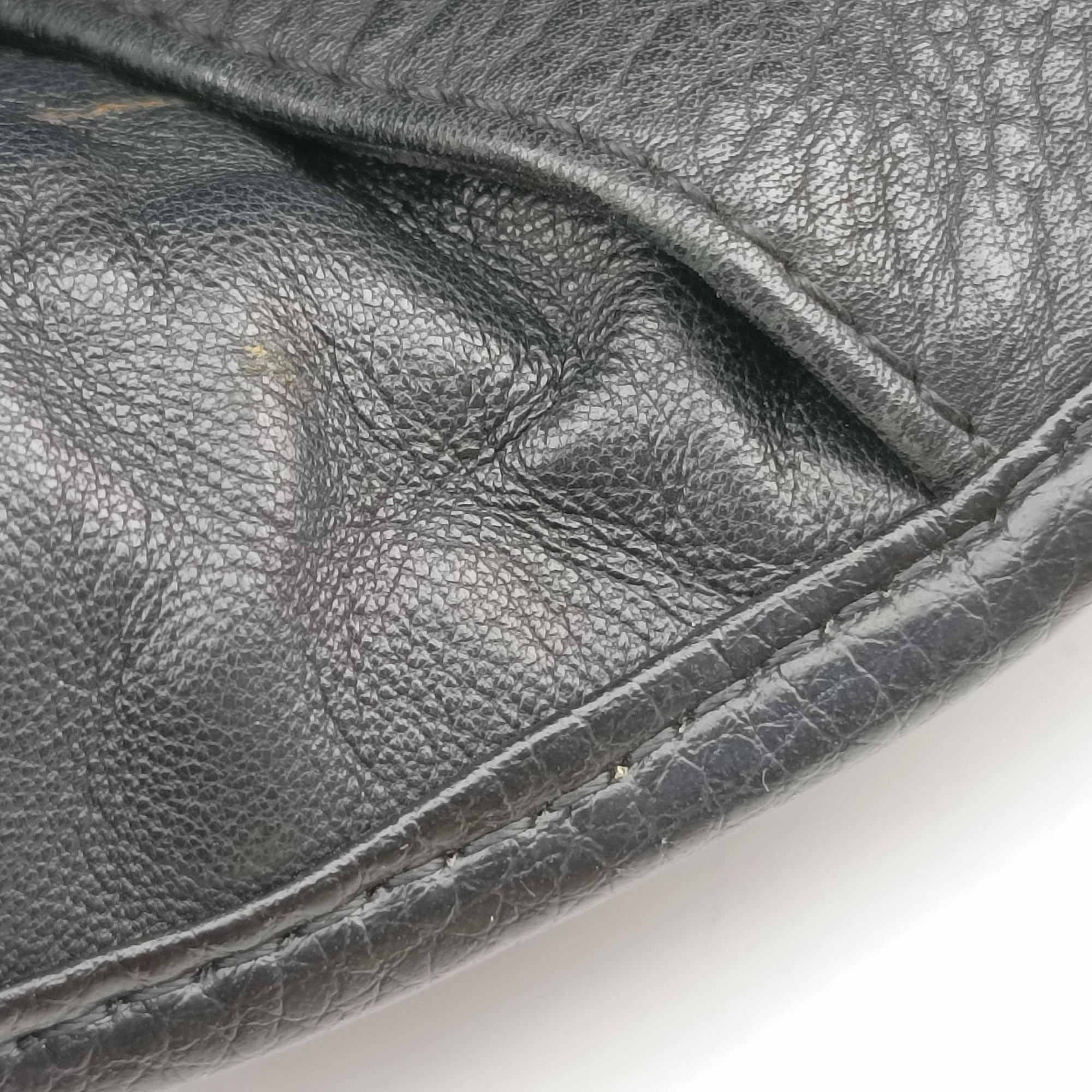 Vintage Christian Dior 61 Hobo Black Leather  handbag | stylenewstar